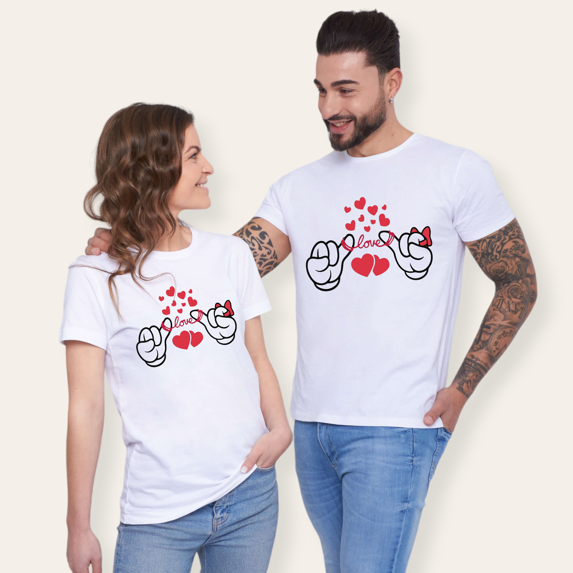 Camiseta Mickey Manitas Love