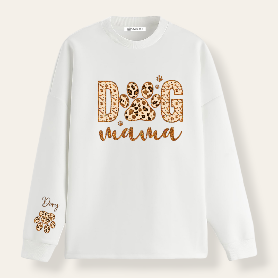 Sudadera Dog Mama Animal Print