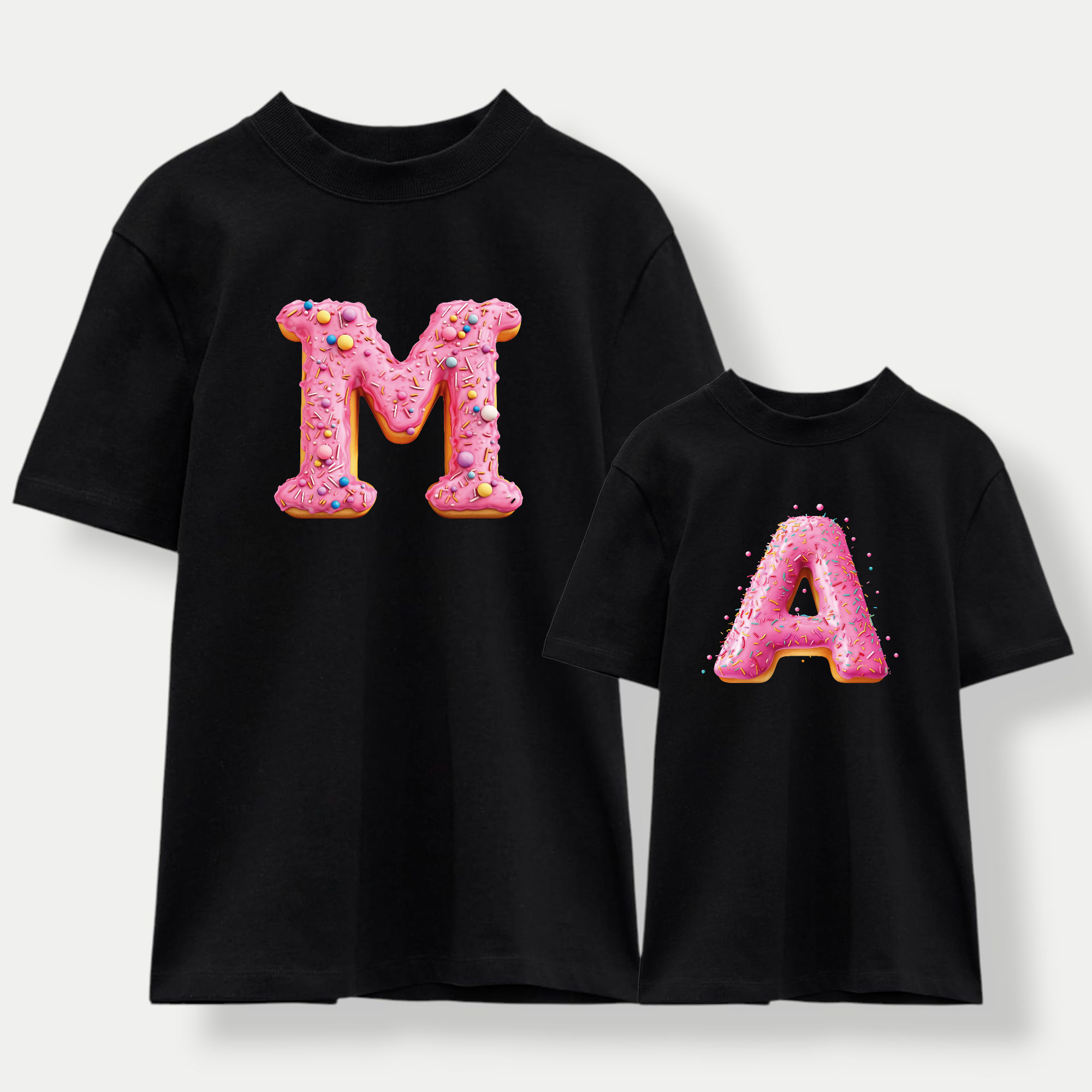 Camiseta Personalizada Inicial Donut