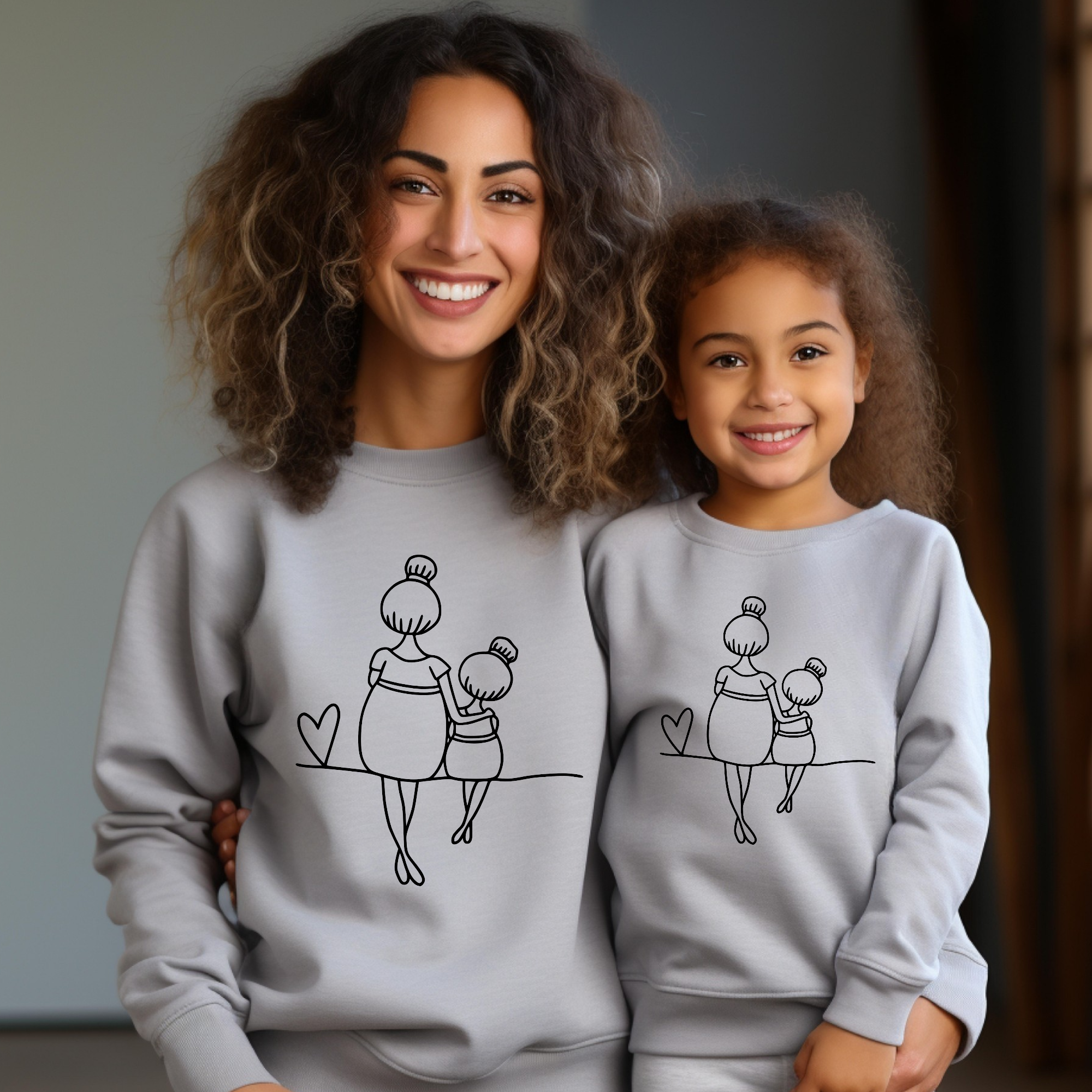 Mommy and girl sweatshirt
