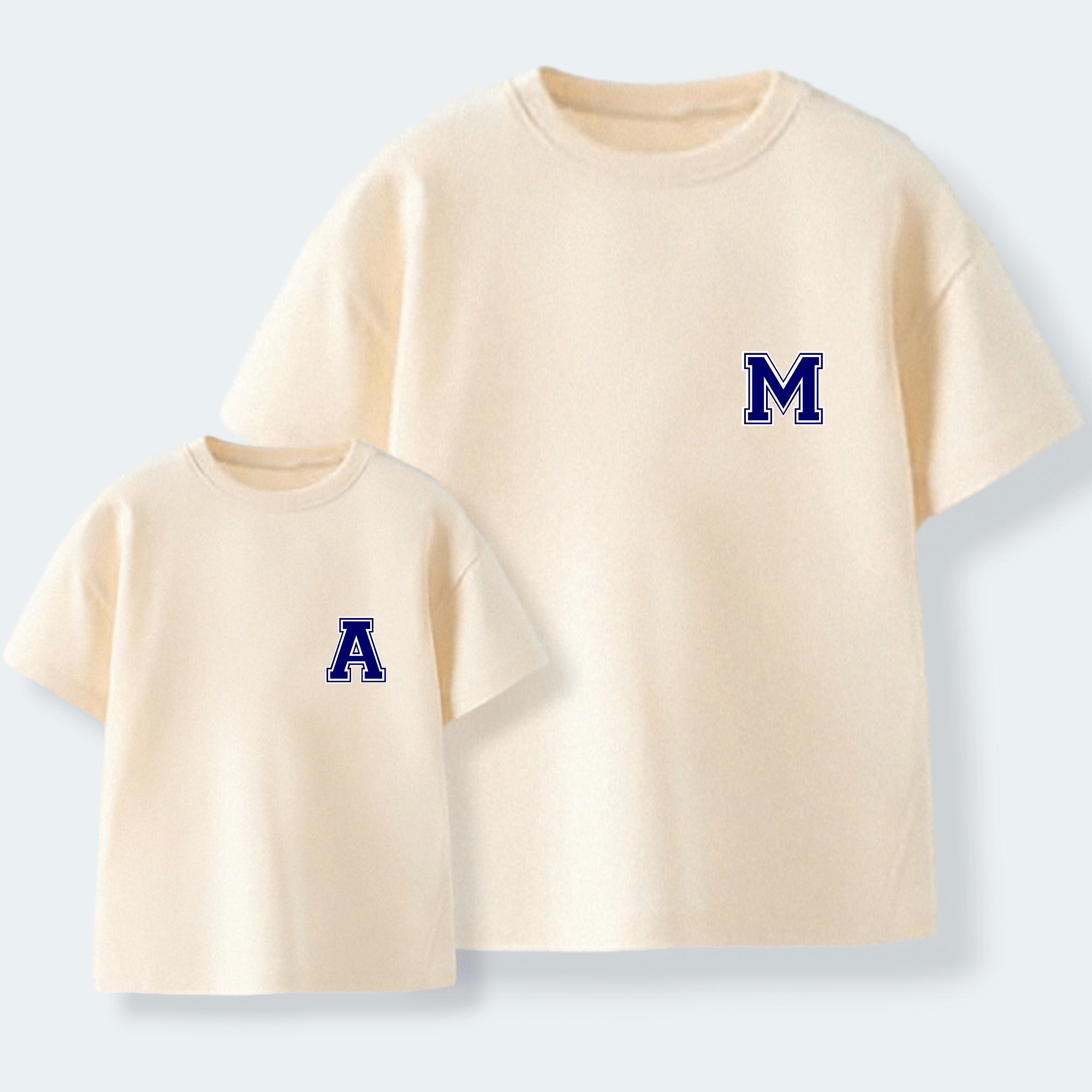 Shirt Mini blu iniziale
