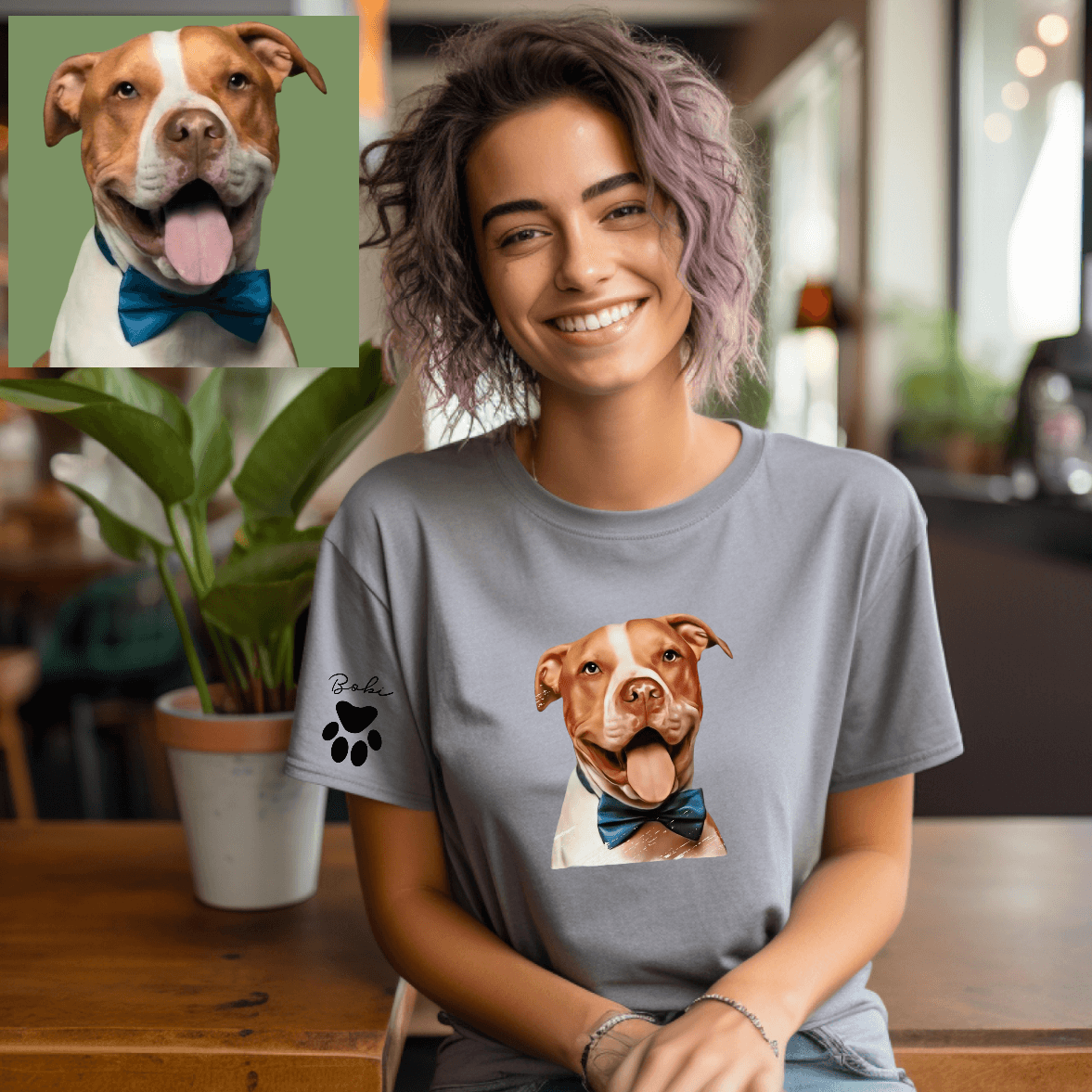 Camiseta Mascota Feliz