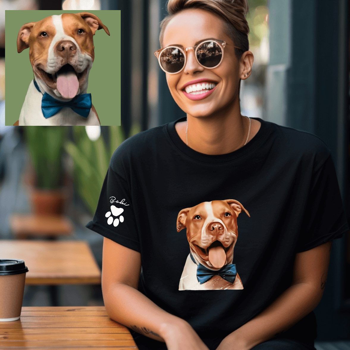 Camiseta Mascota Feliz