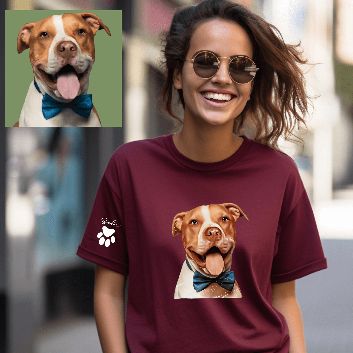 Camiseta Mascota Feliz