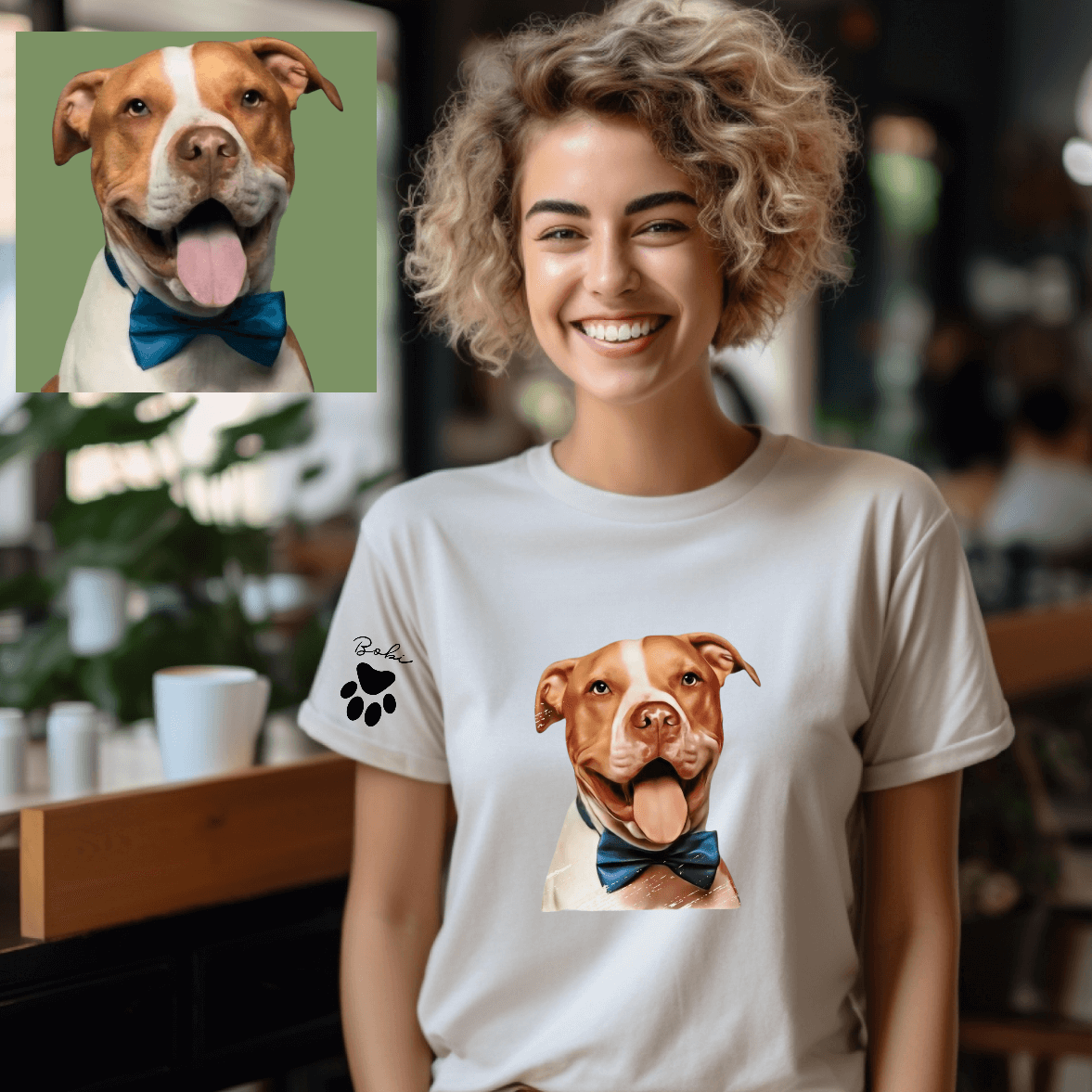 Camiseta Mascota Feliz