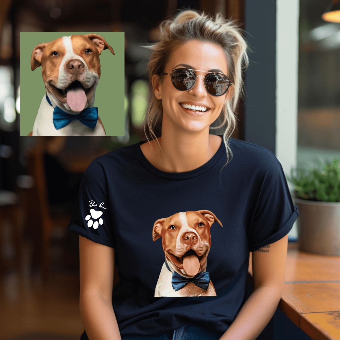 Camiseta Mascota Feliz