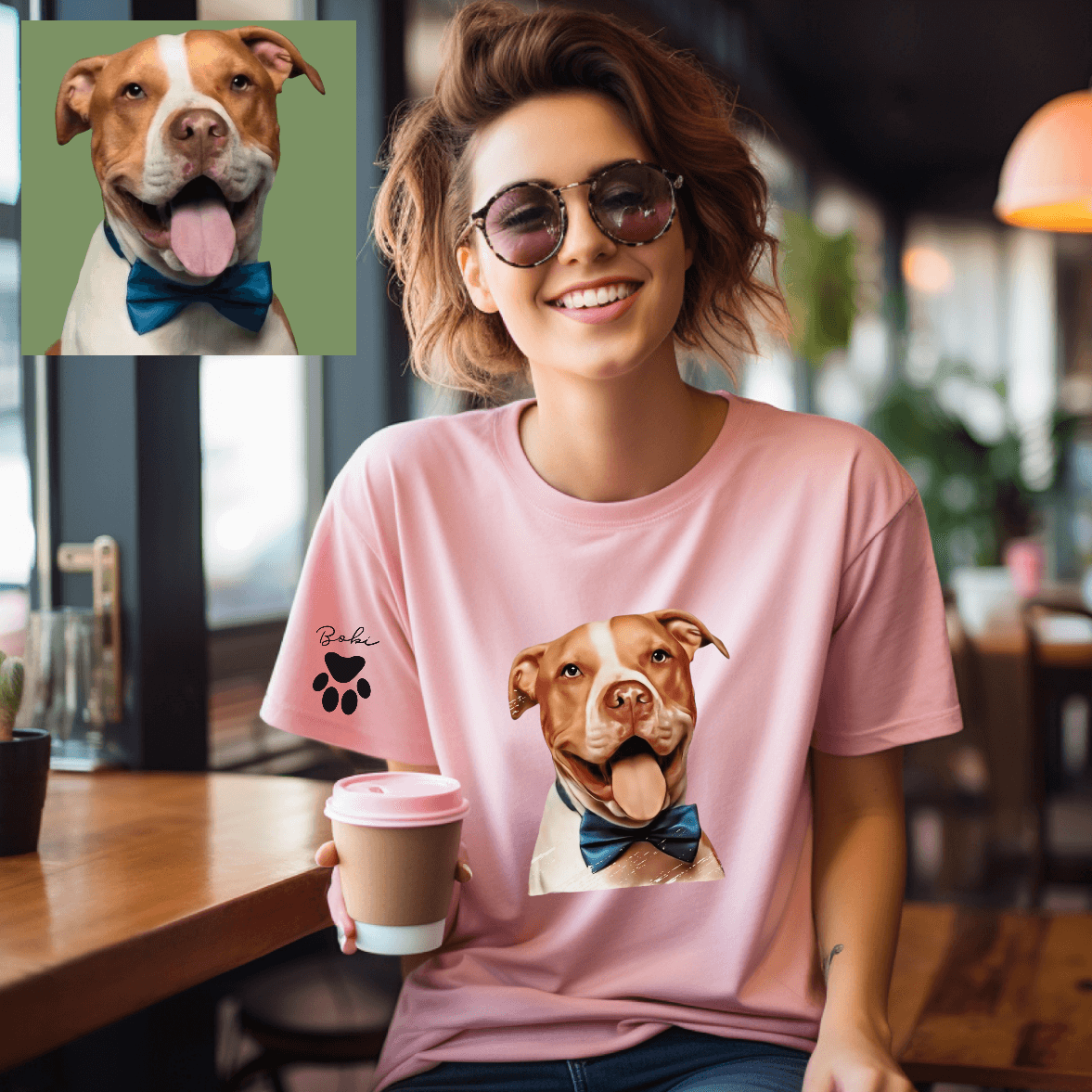 Camiseta Mascota Feliz