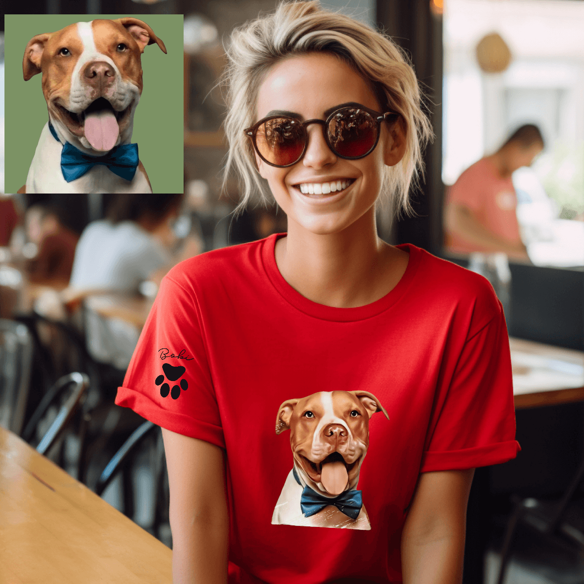 Camiseta Mascota Feliz