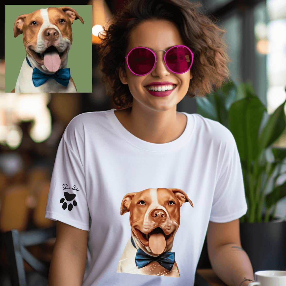 Camiseta Mascota Feliz