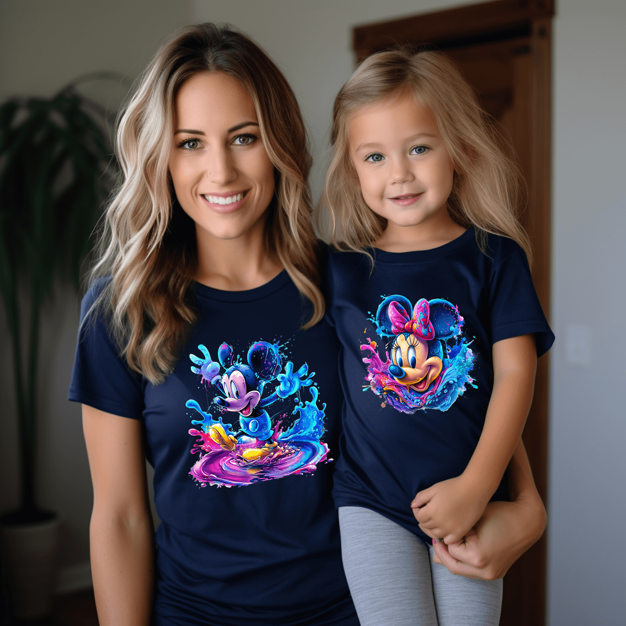 Camiseta Mickey-Minnie Charco