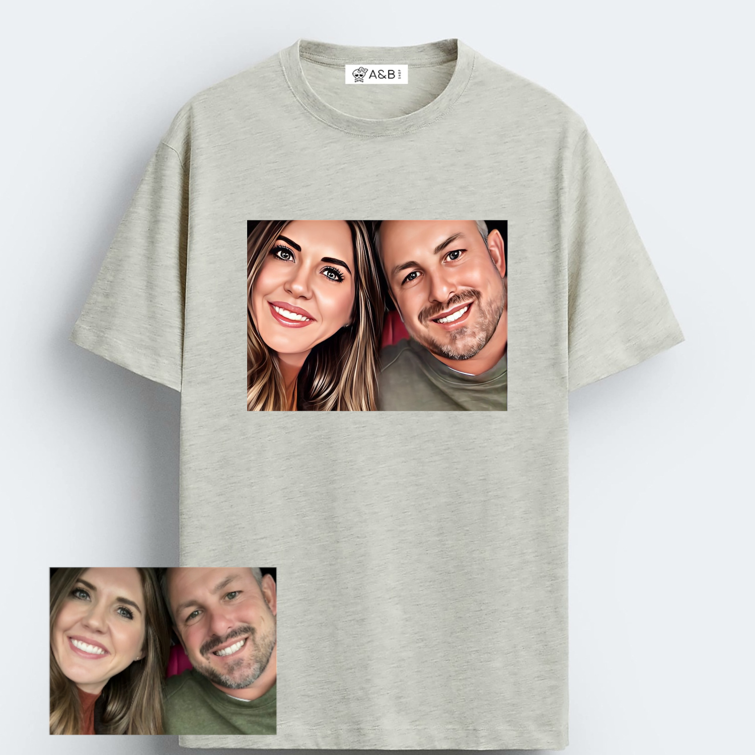 Camiseta King-Queen-Prinss-Príncipe Corona