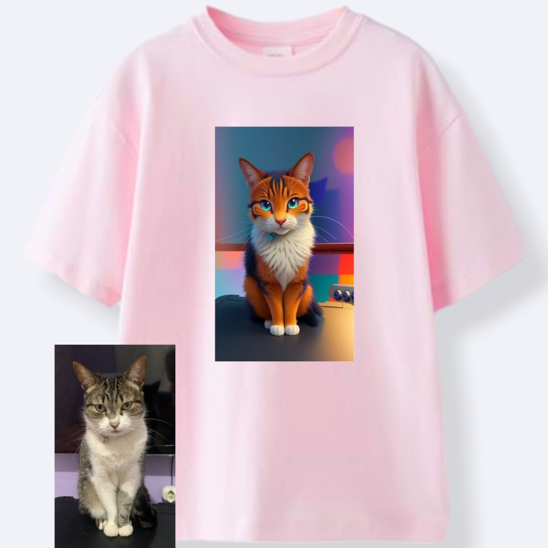 Camiseta Personalizable Gatito