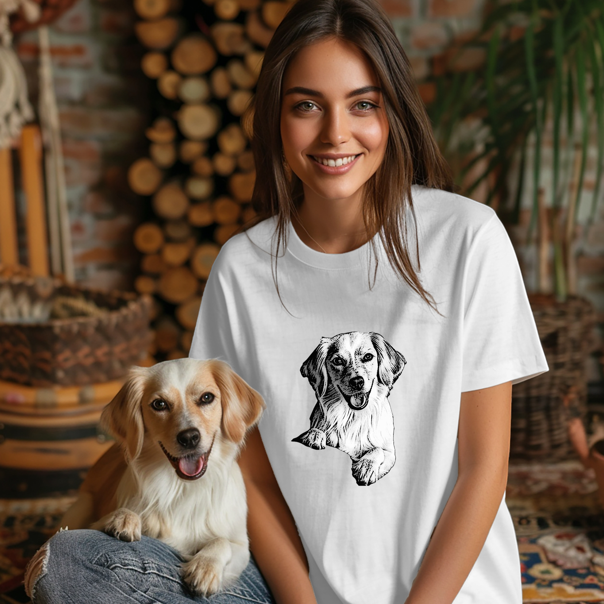 Camiseta Personalizable Mascota Lapiz