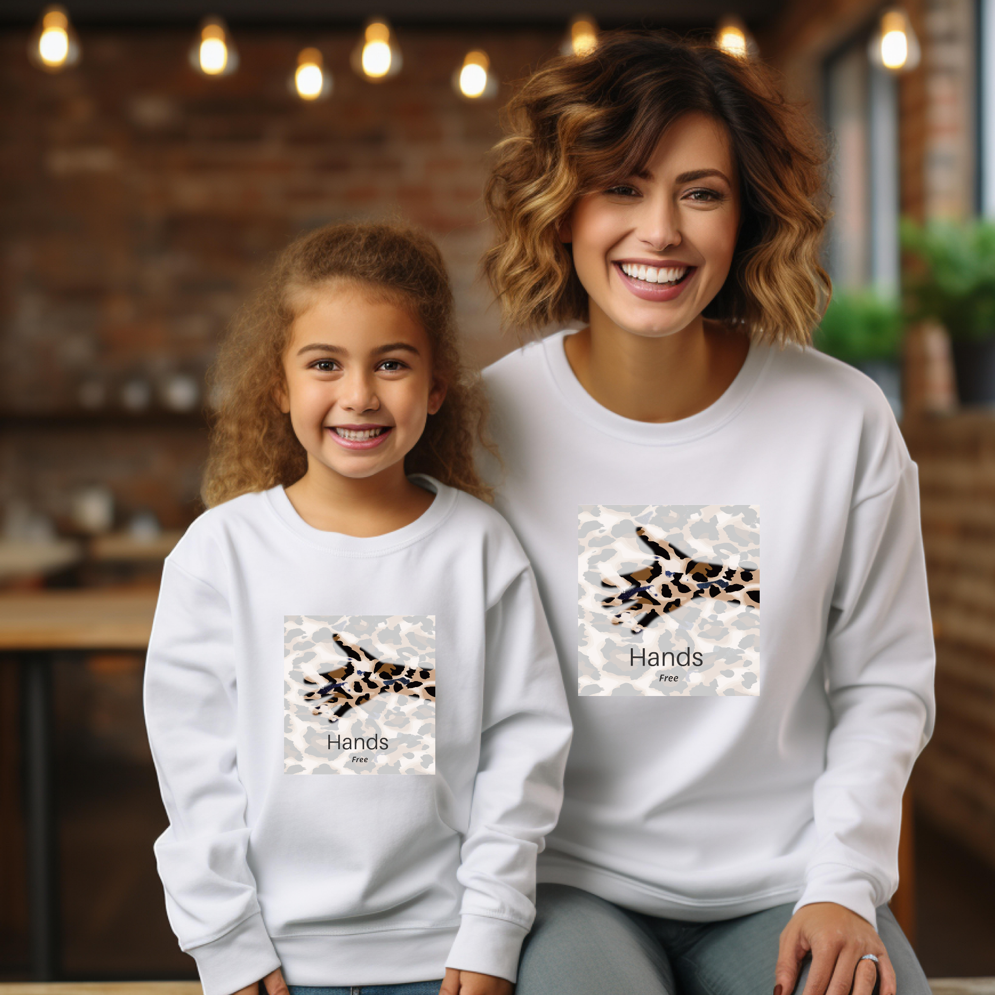 Mama und Mädchen Sweatshirt