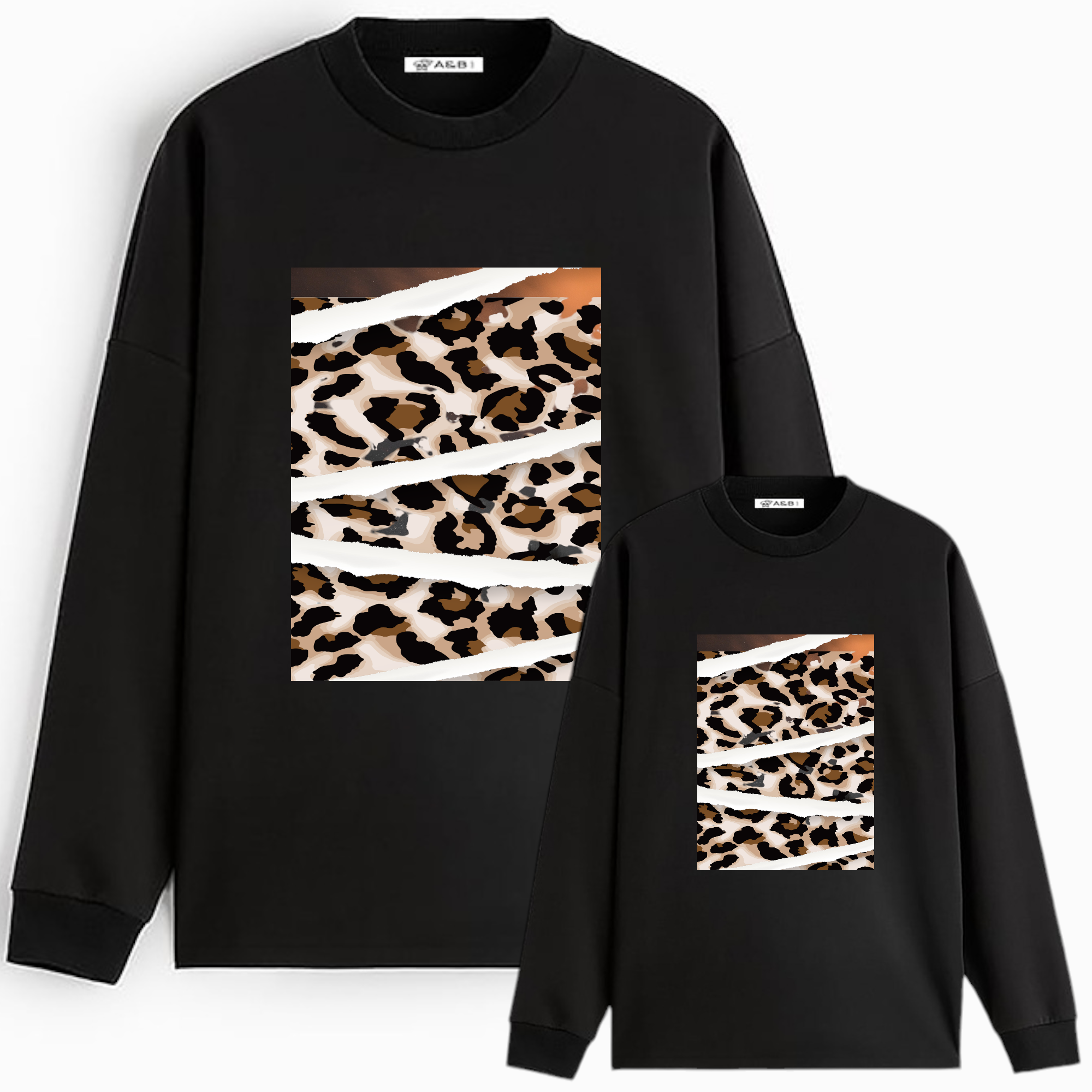 Sweat-shirt maman et fille