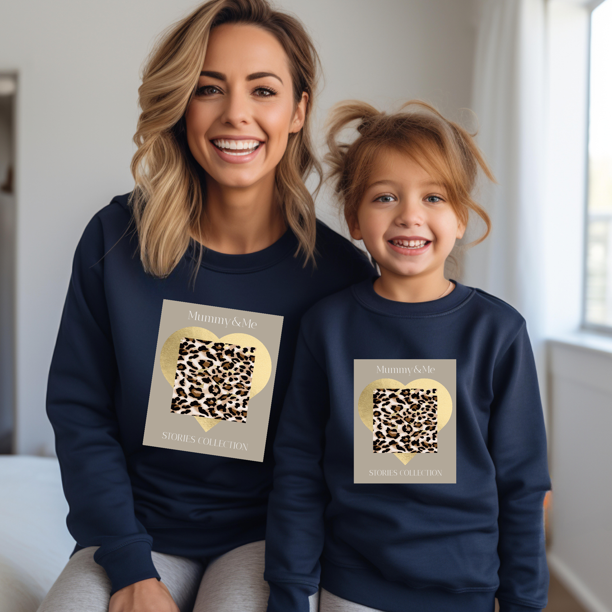 Mama und Mädchen Sweatshirt