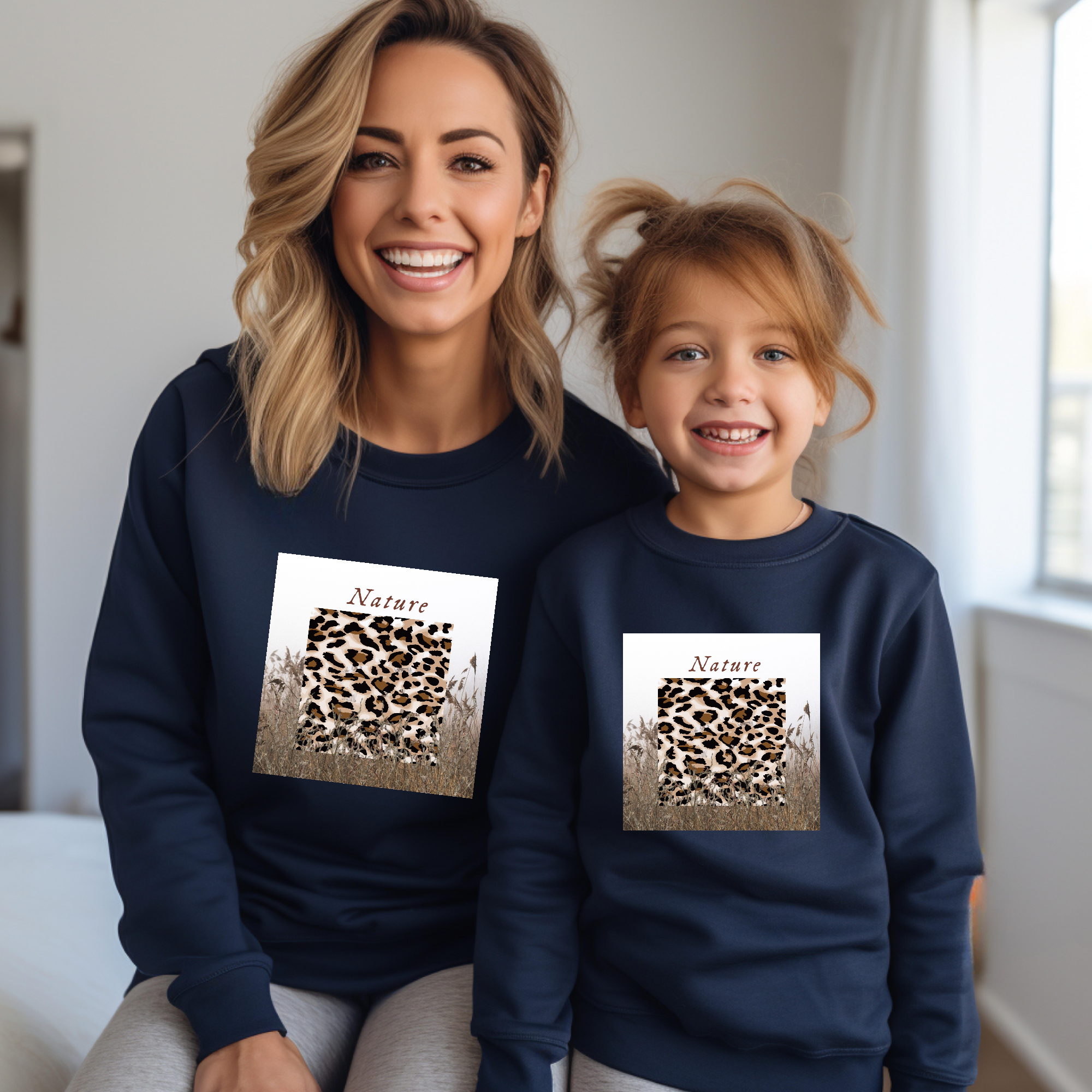 Mama und Mädchen Sweatshirt