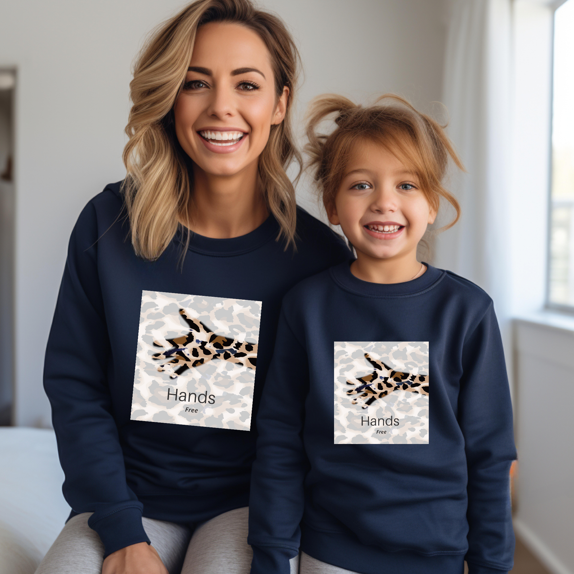 Mama und Mädchen Sweatshirt