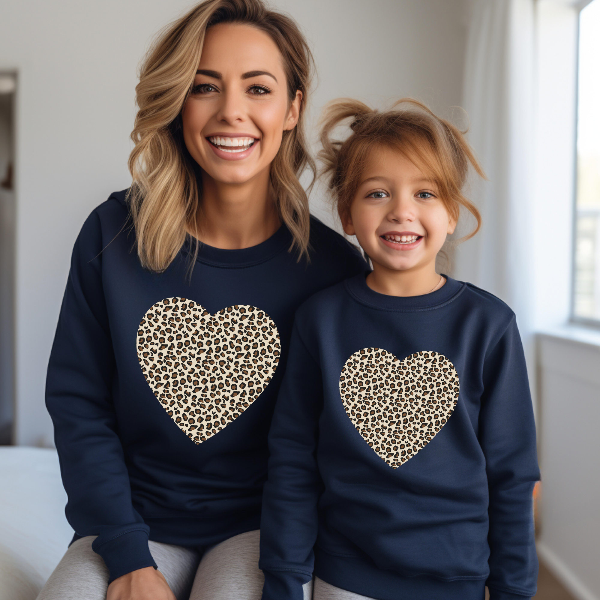 Sweat-shirt maman et fille