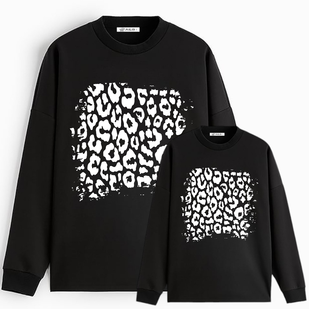 Sweat-shirt maman et fille