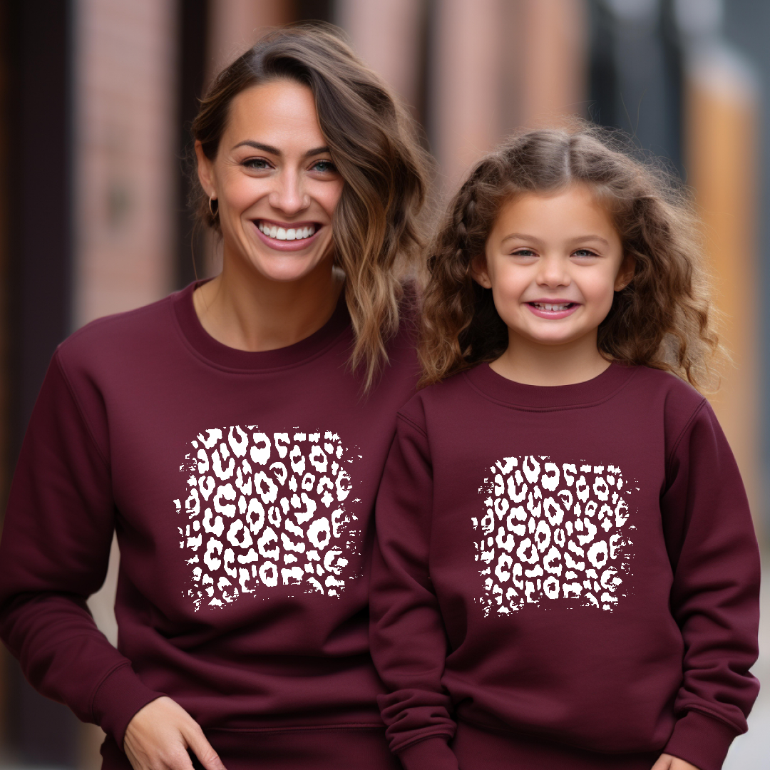 Sweat-shirt maman et fille