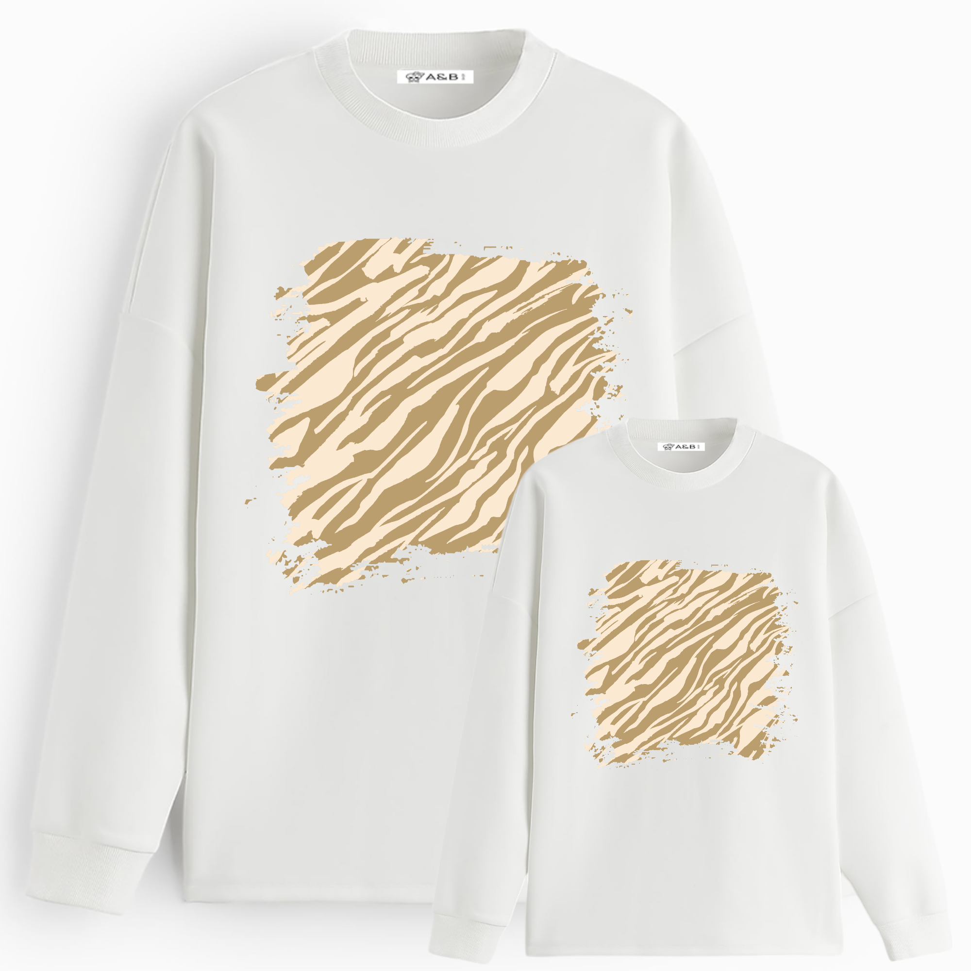 Sweat-shirt maman et fille