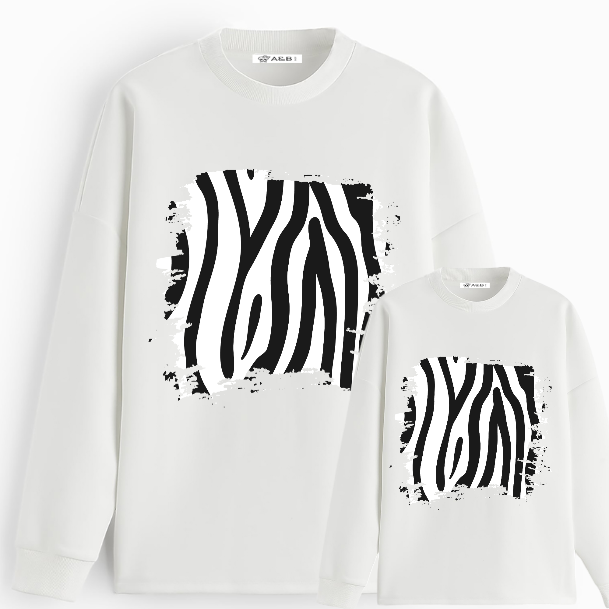 Sweat-shirt maman et fille