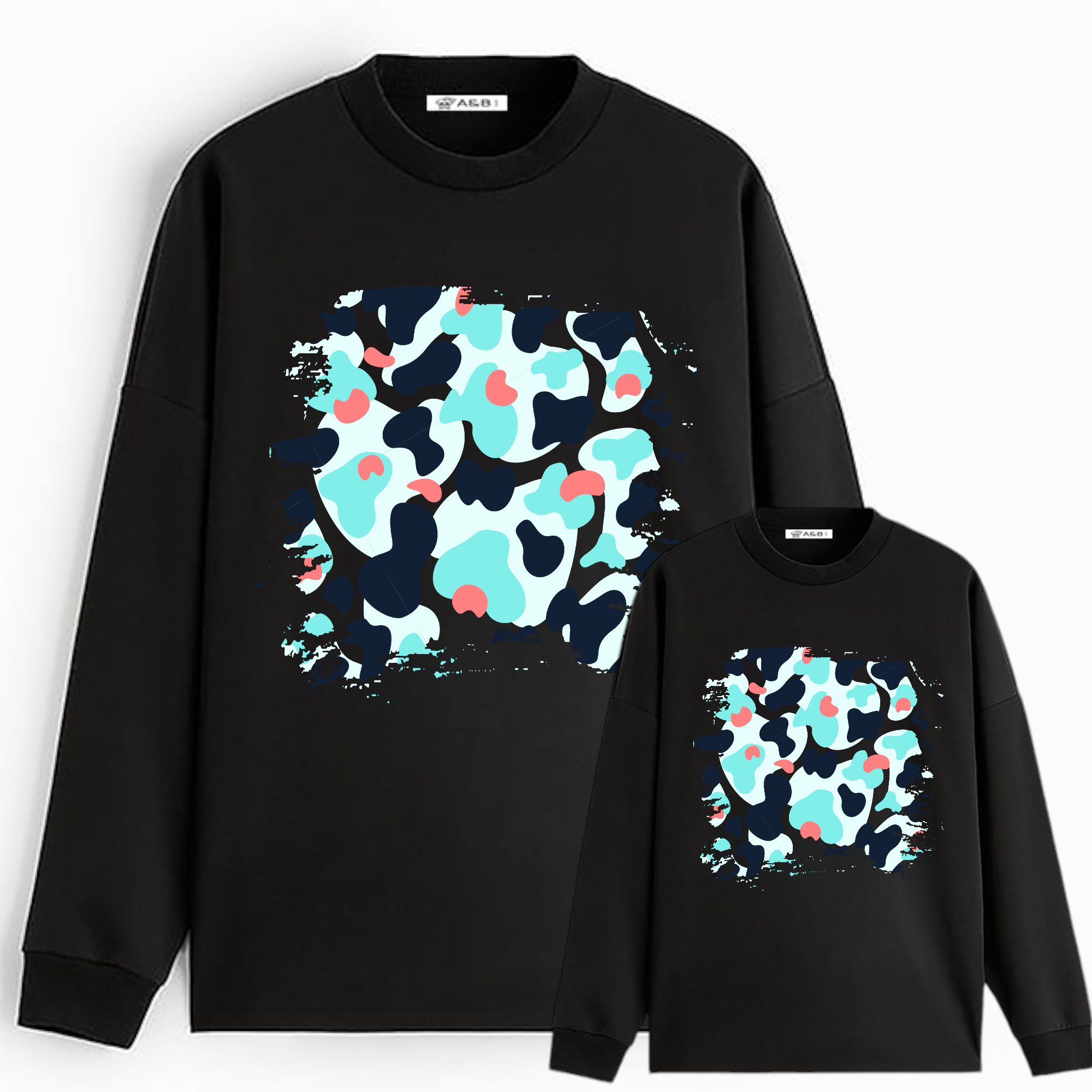 Sweat-shirt maman et fille