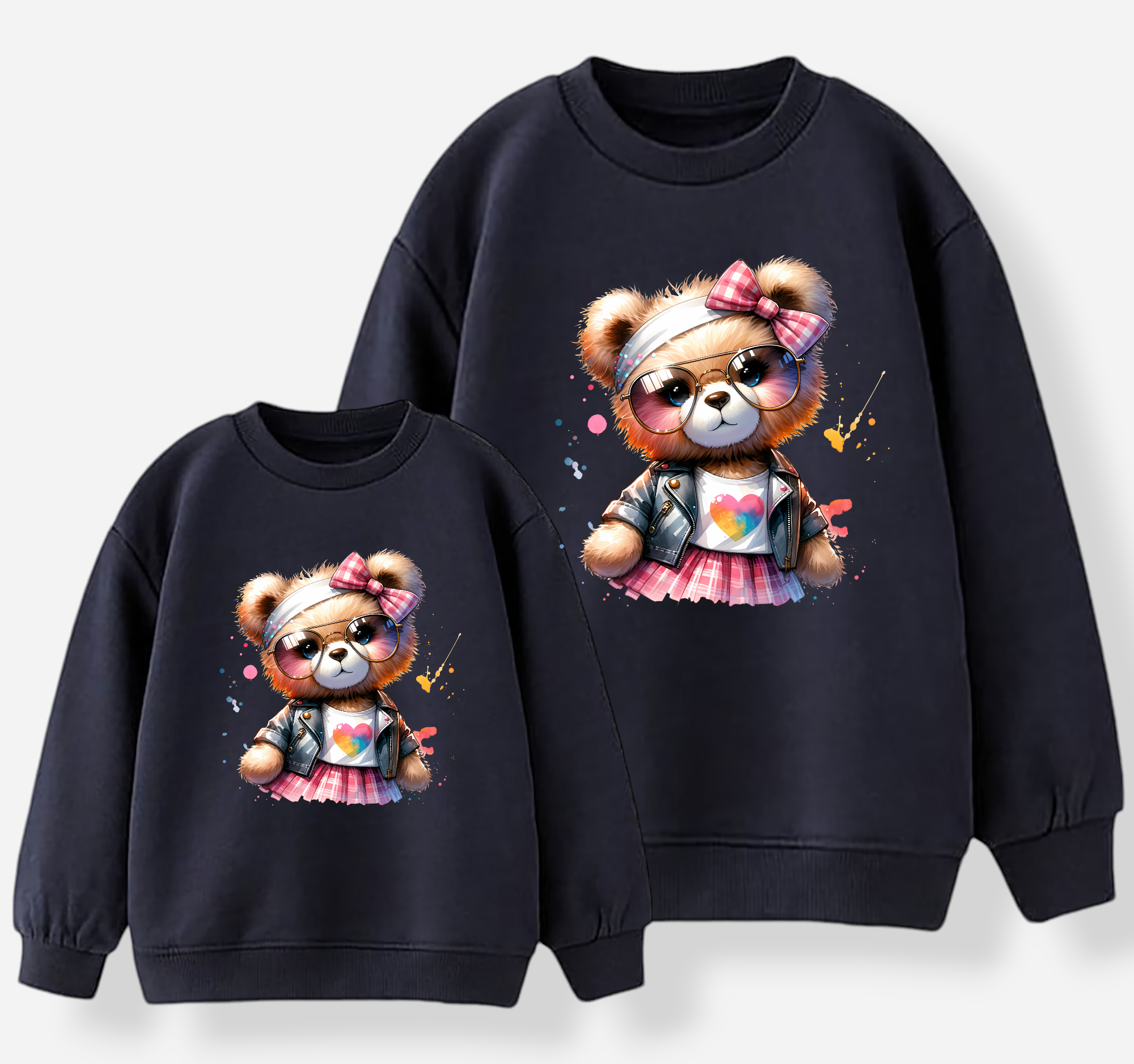 Sweat-shirt maman et fille