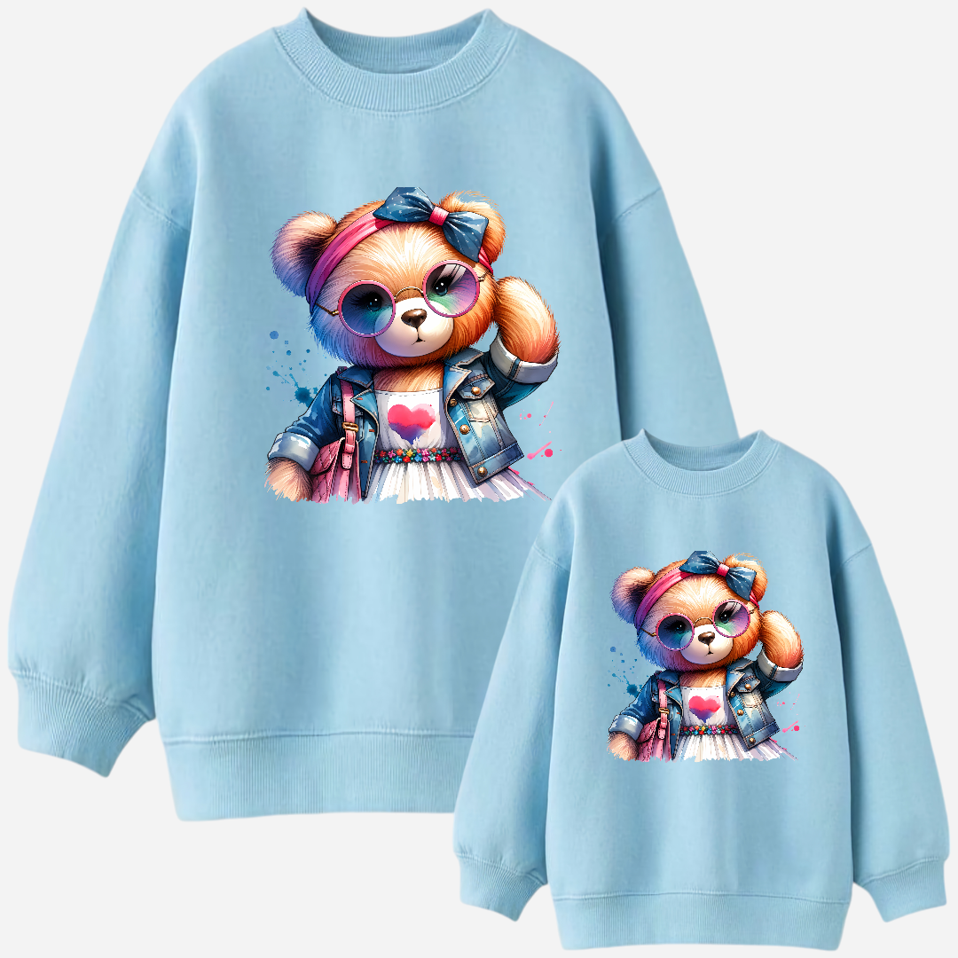 Mama und Mädchen Sweatshirt