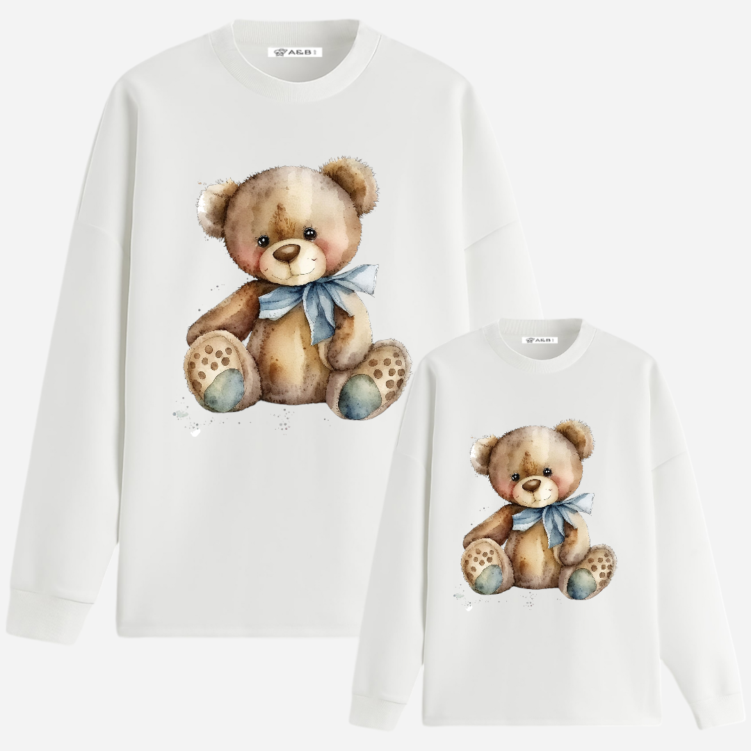 Sweat-shirt maman et fille