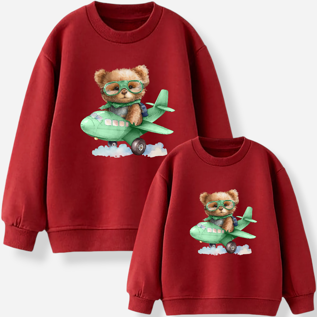 Sweat-shirt maman et fille