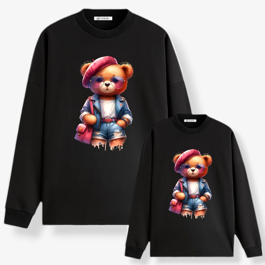 Mama und Mädchen Sweatshirt