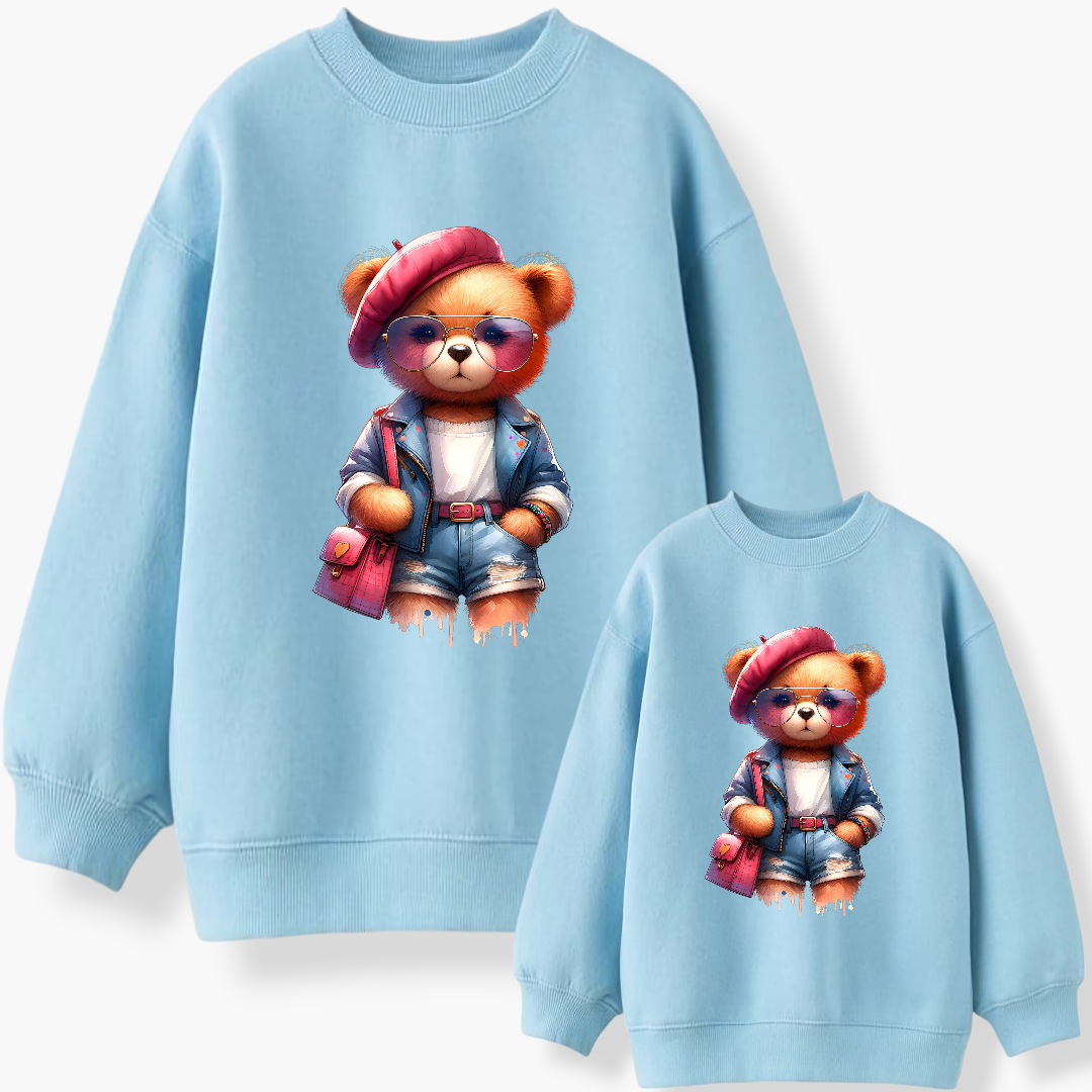 Mama und Mädchen Sweatshirt