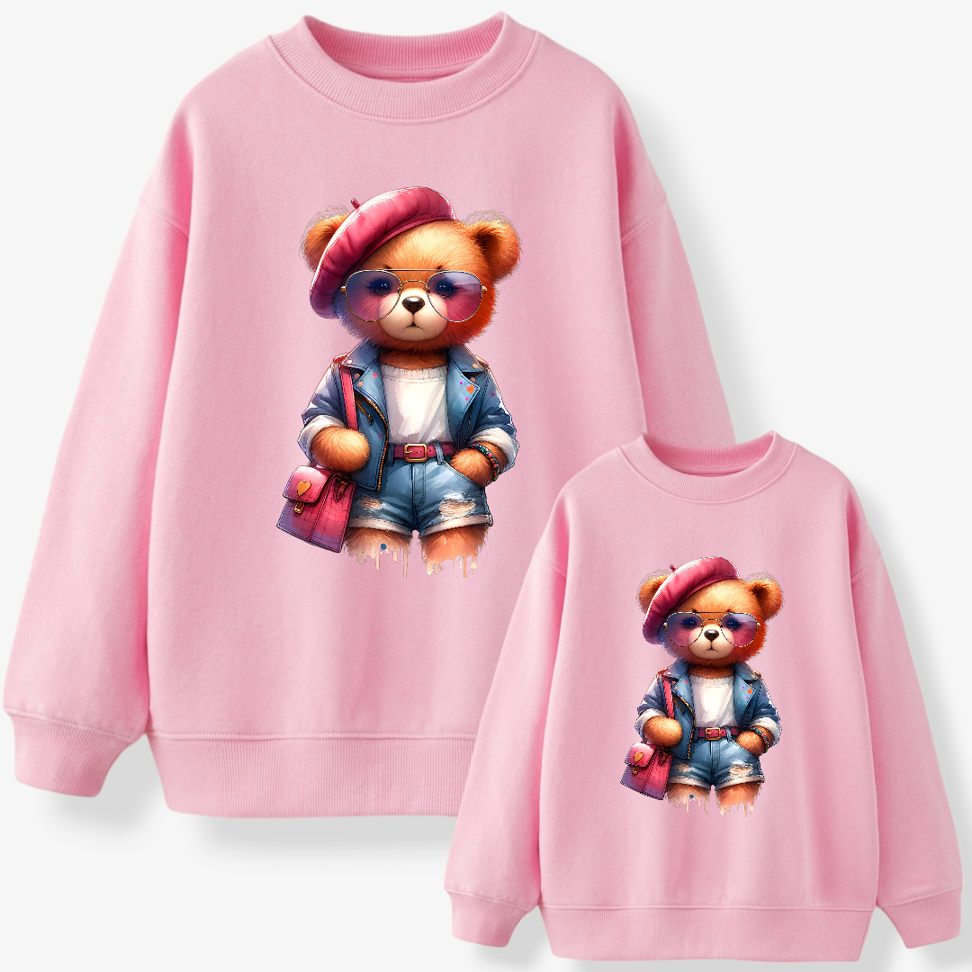 Mama und Mädchen Sweatshirt