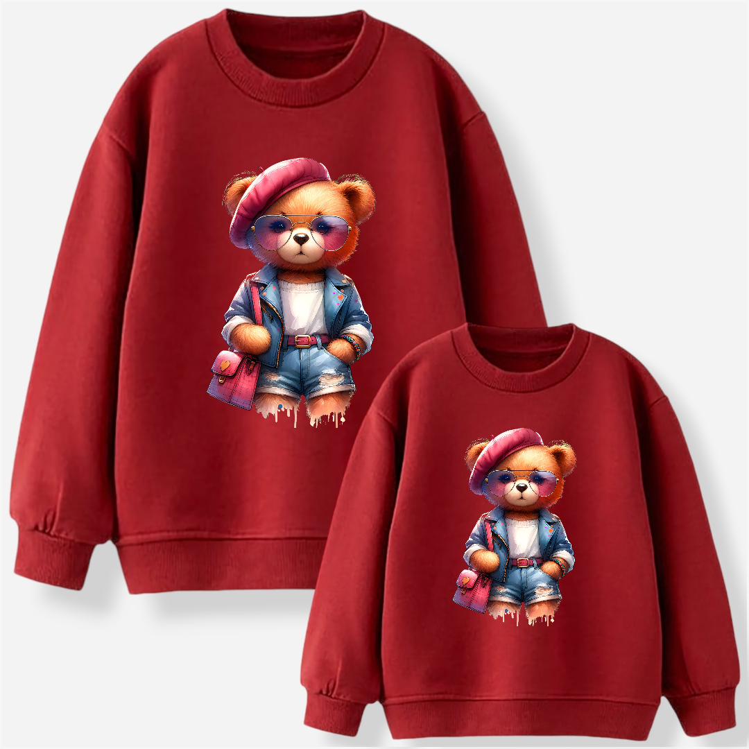 Mama und Mädchen Sweatshirt