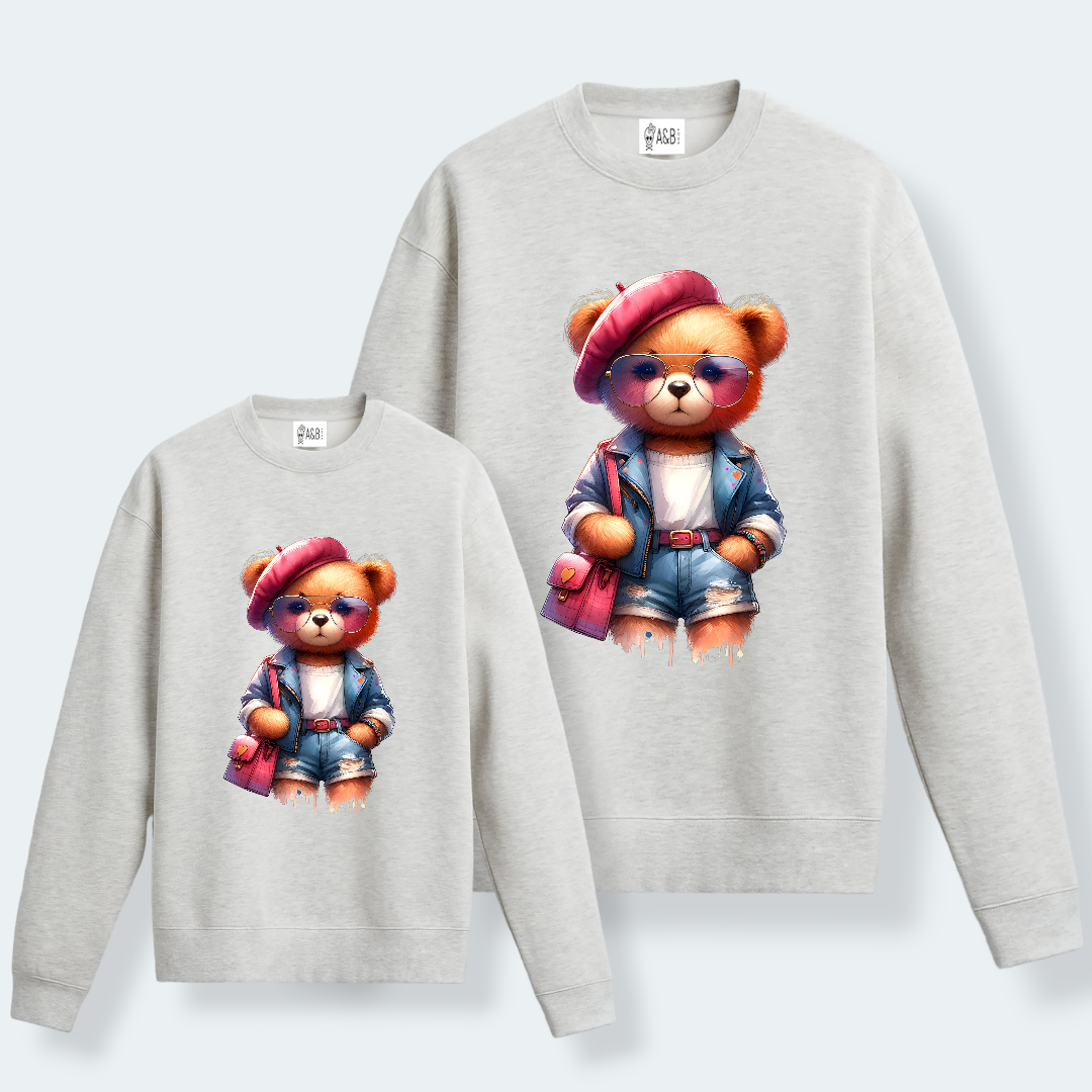 Mama und Mädchen Sweatshirt