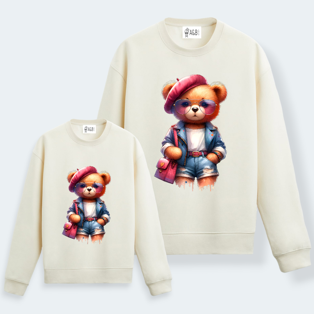 Mama und Mädchen Sweatshirt