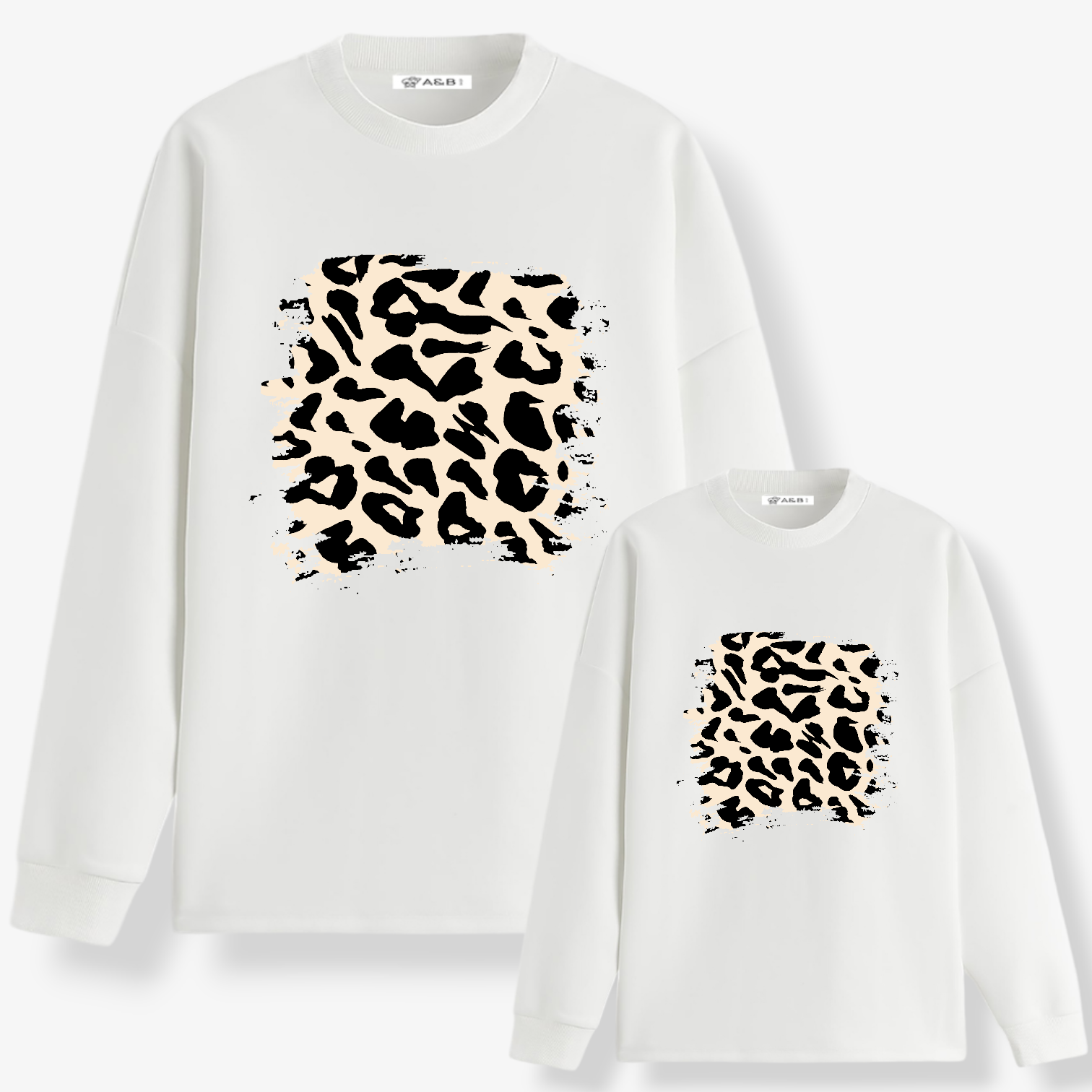 Sudadera Cream print