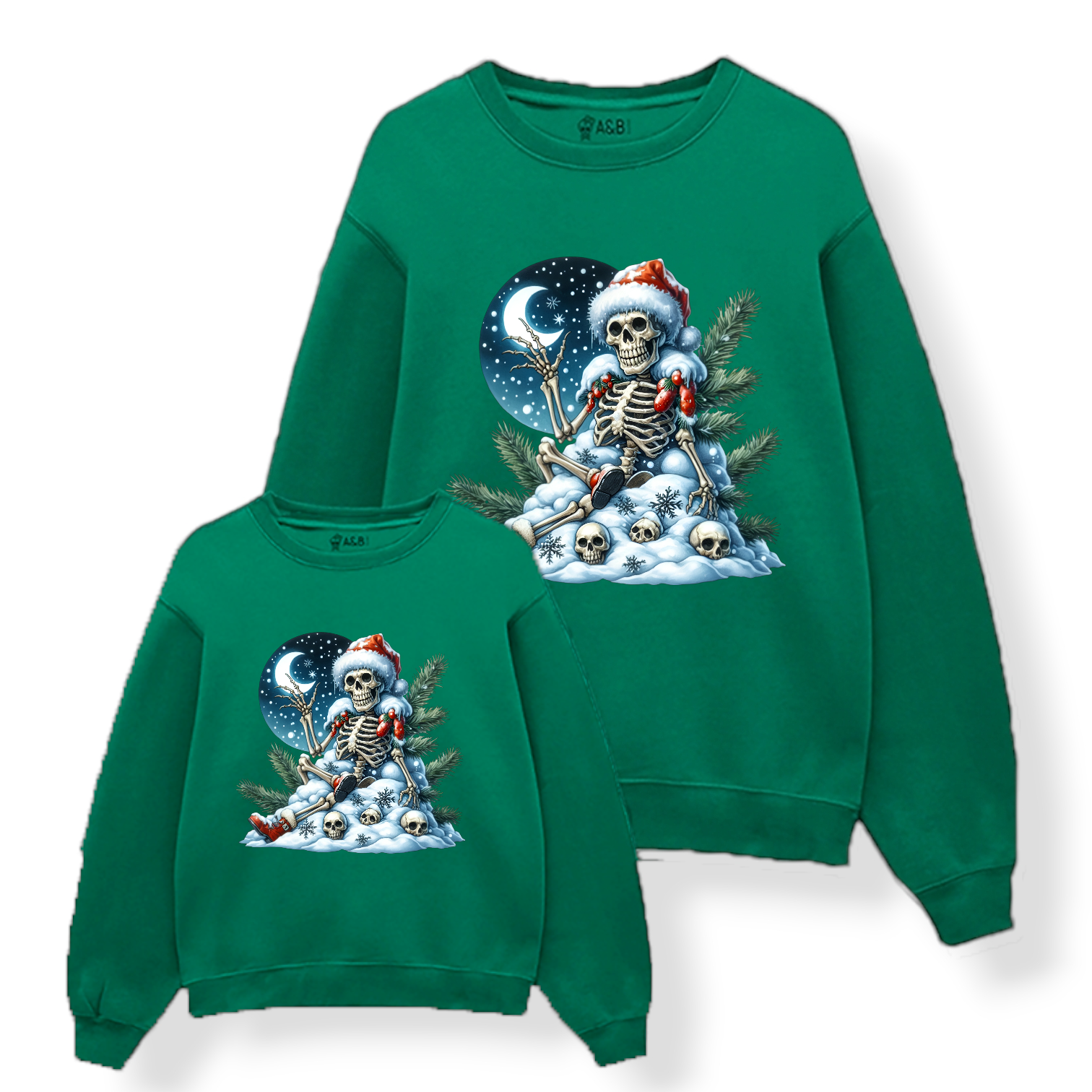 Sudadera Calavera navidad