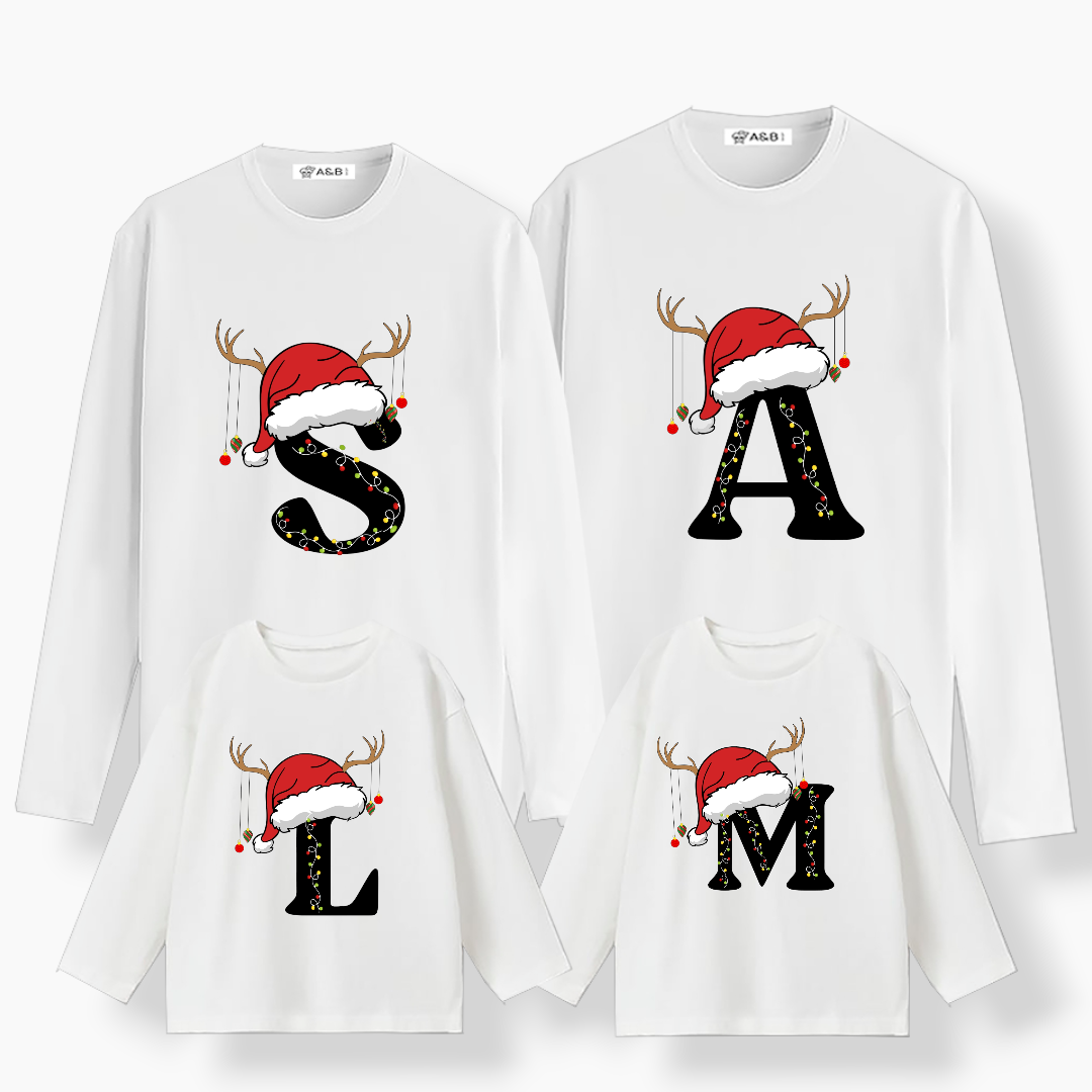 Camiseta Personalizable Navidad manga larga