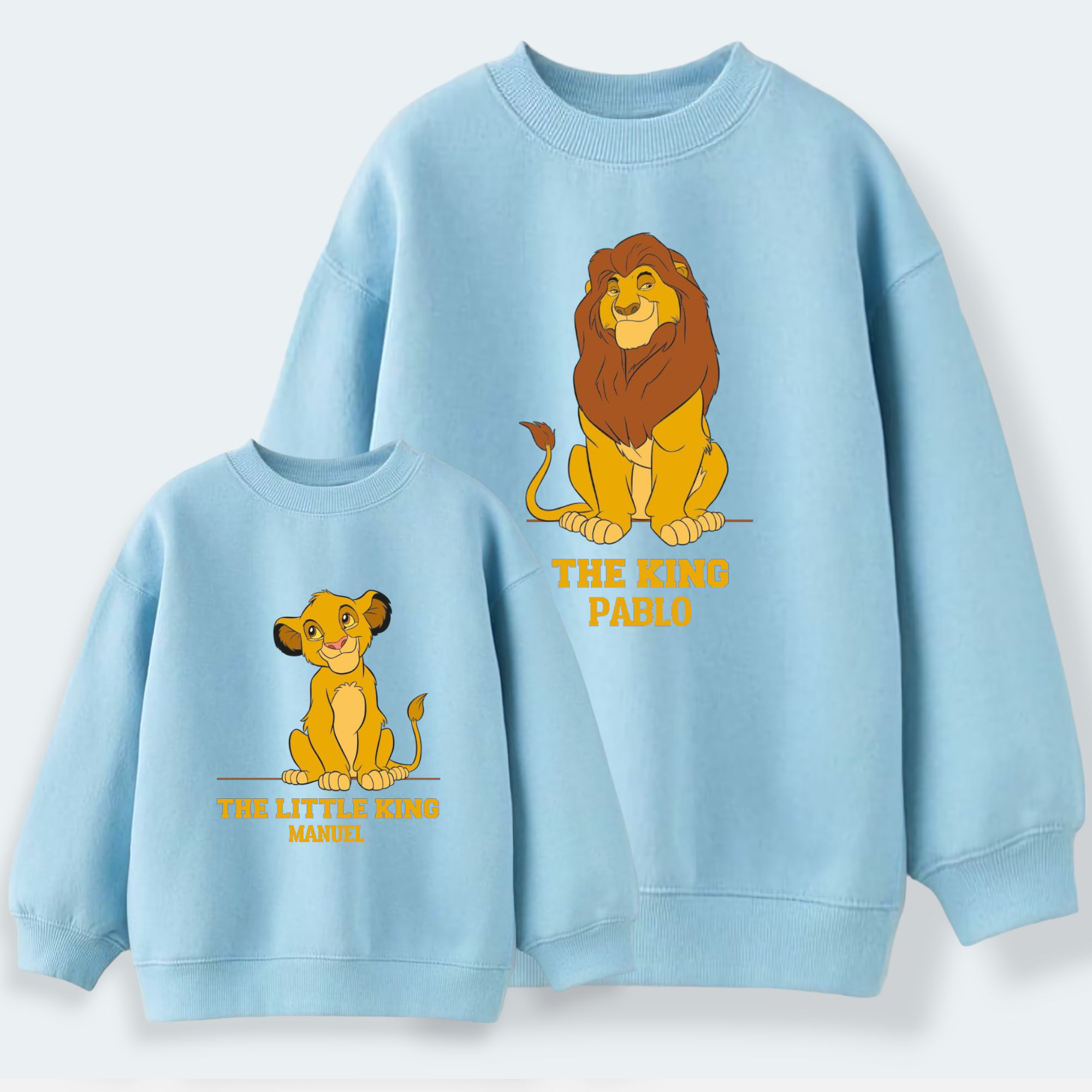 Sudadera Rey León Personalizada