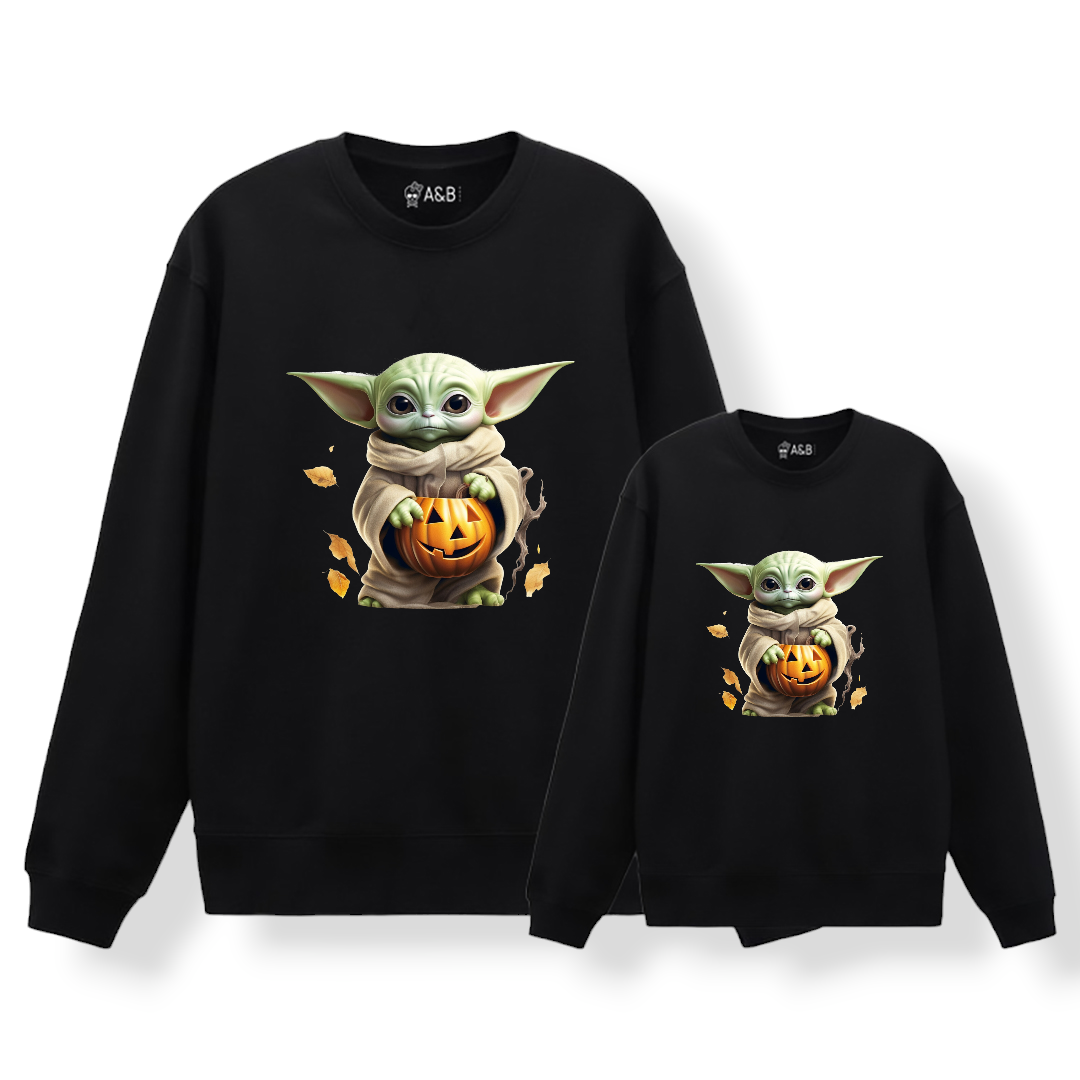 Sudadera Baby Yoda Truco