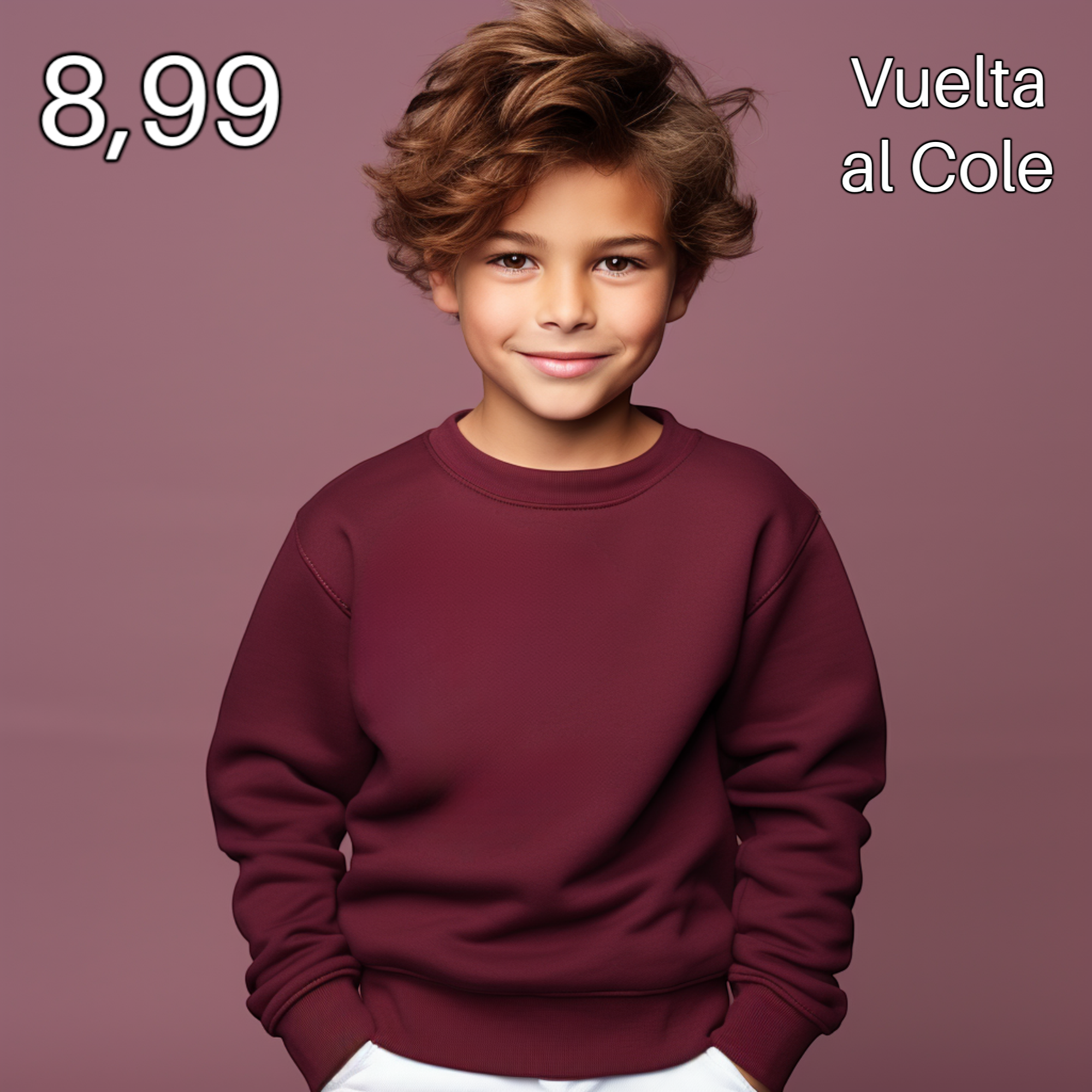 Sudadera Básica Clásica