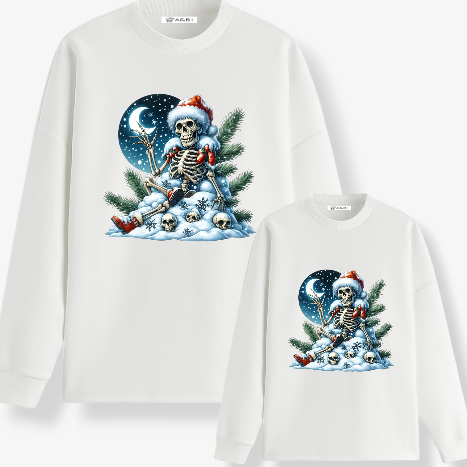 Sweat-shirt de Noël M&M