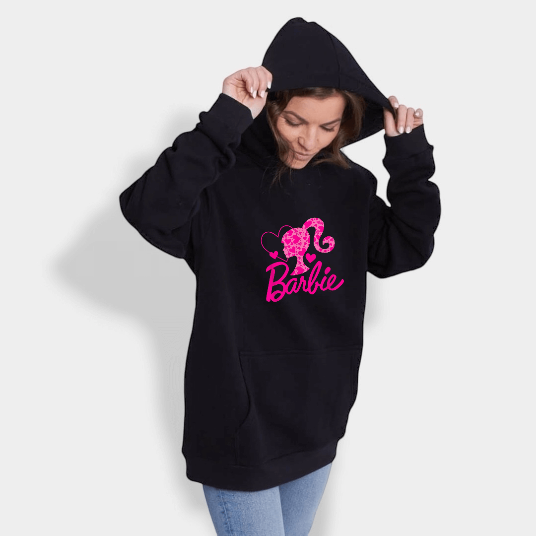 Sudadera Capucha Barbie Coleta