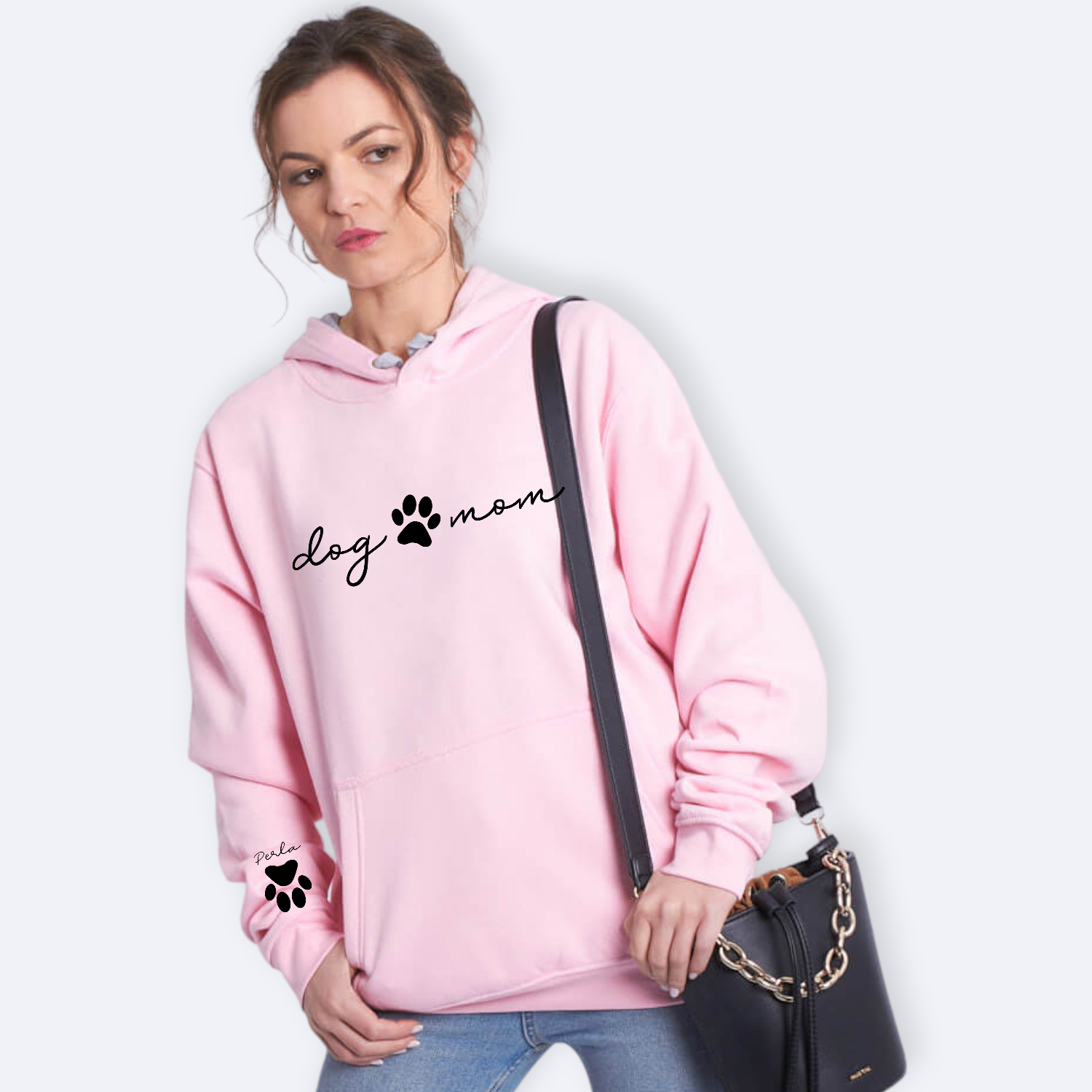 Sudadera Capucha Dog Mom Huella