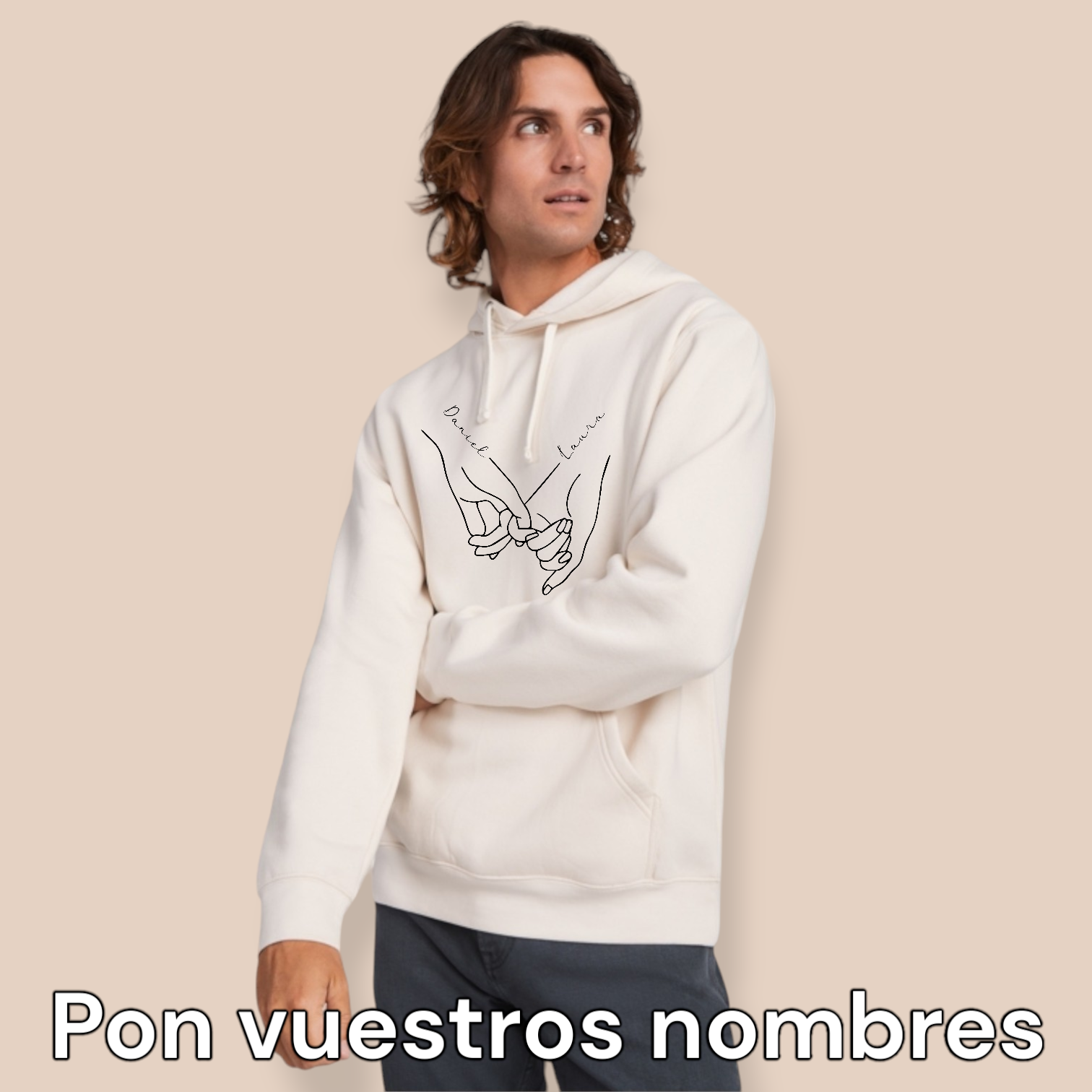 Sudadera Capucha Nuestras Manos