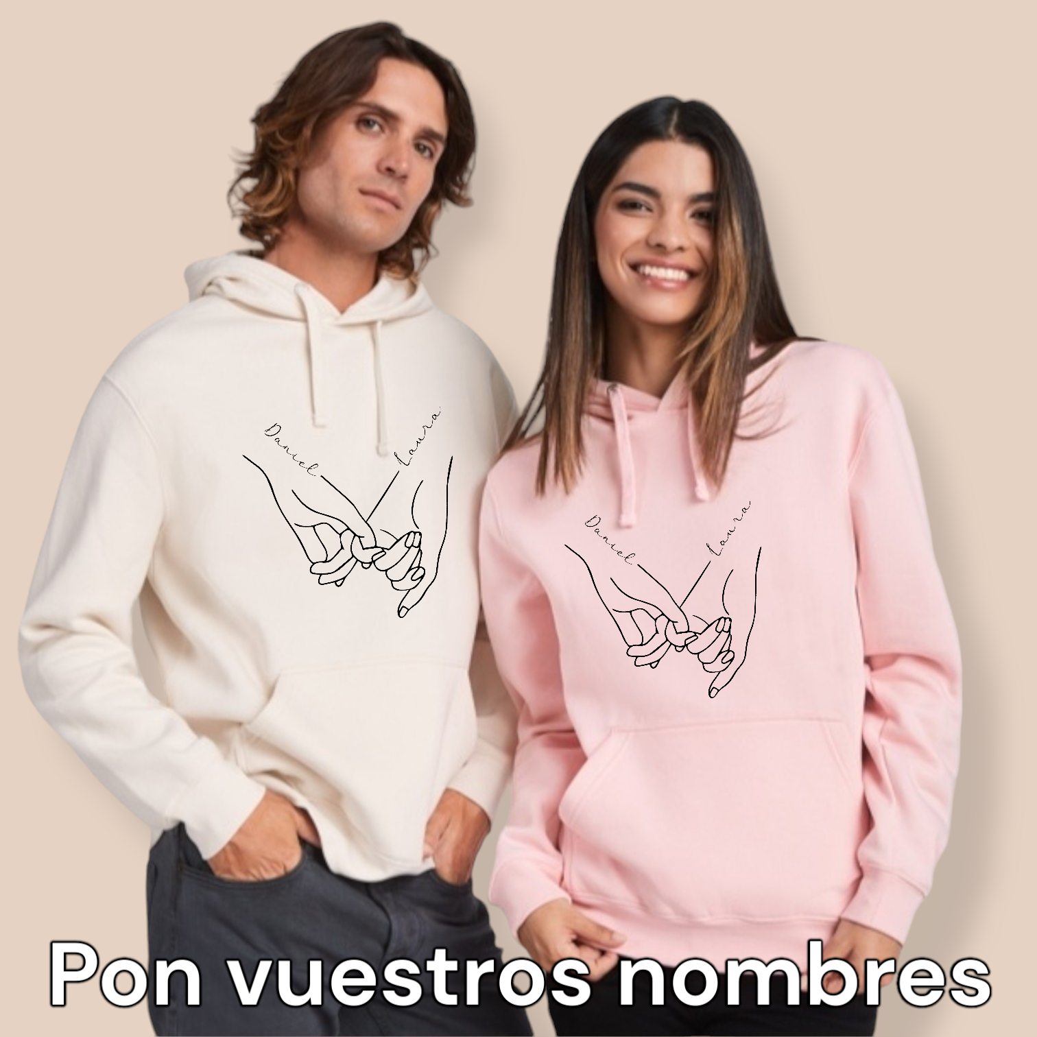 Sudadera Capucha Nuestras Manos