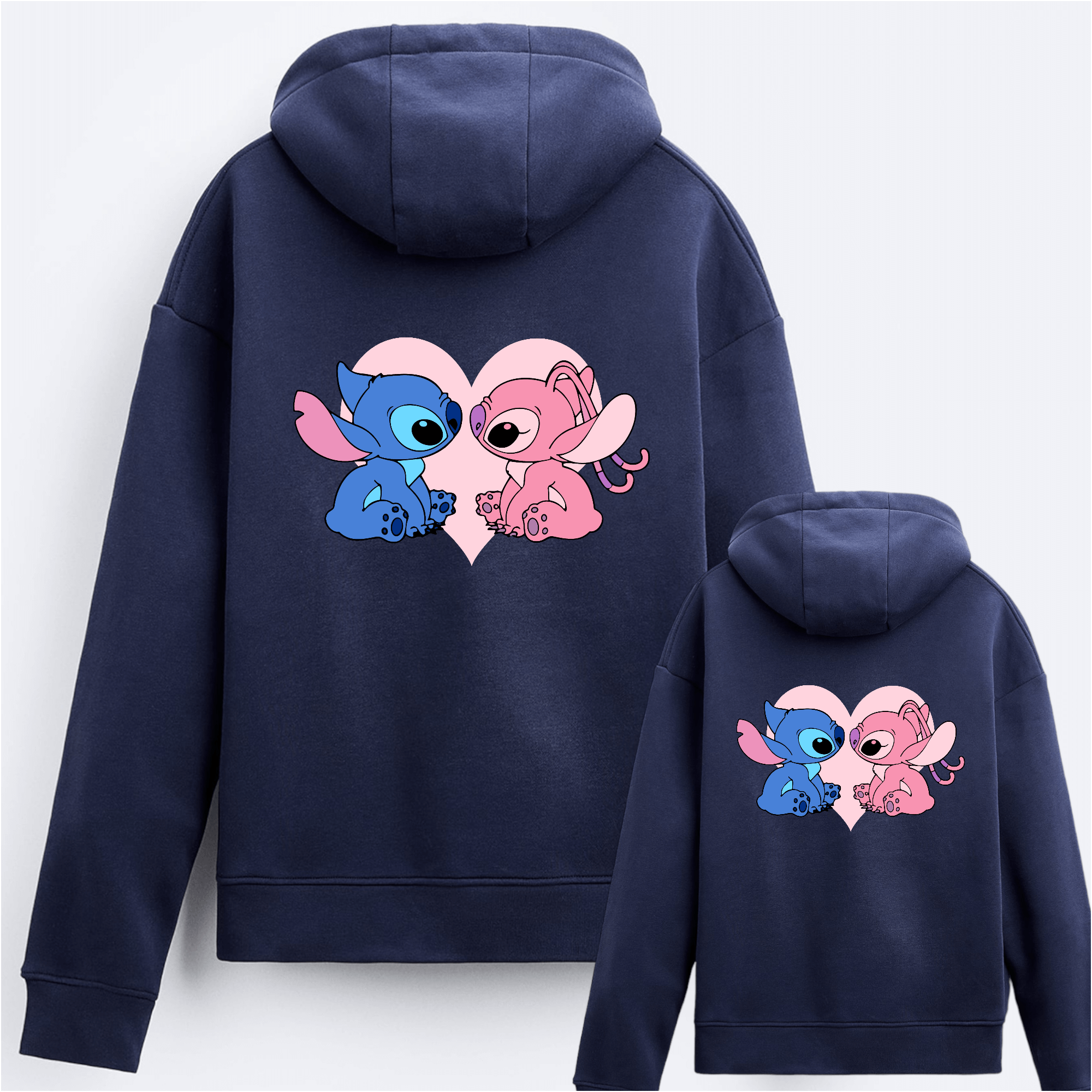 CHRONOIZM STITCH HOODIE 【XXL】 Sudadera Capucha Stitch Love. Sudadera igual para toda la familia